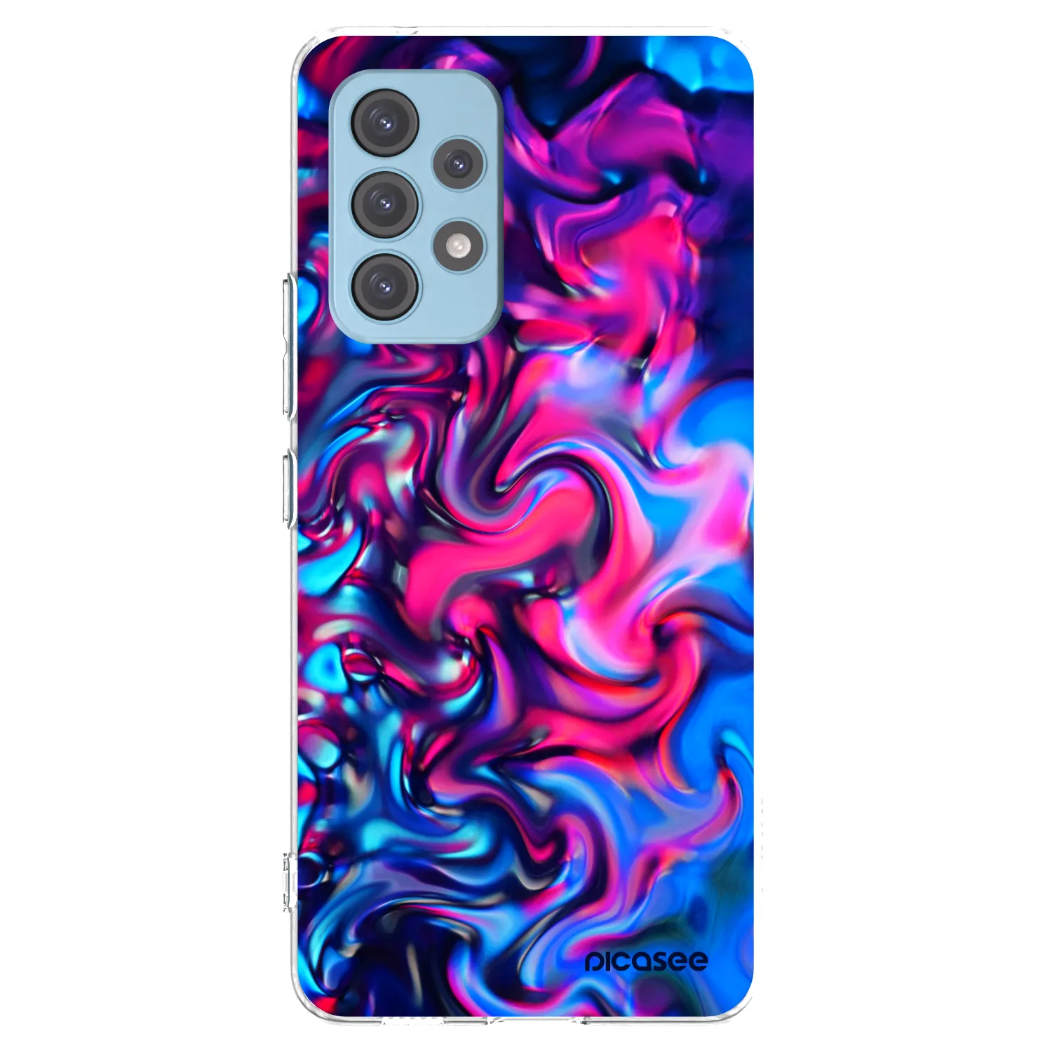 Picasee silikonový průhledný obal pro Samsung Galaxy A53 5G A536 - Redlight