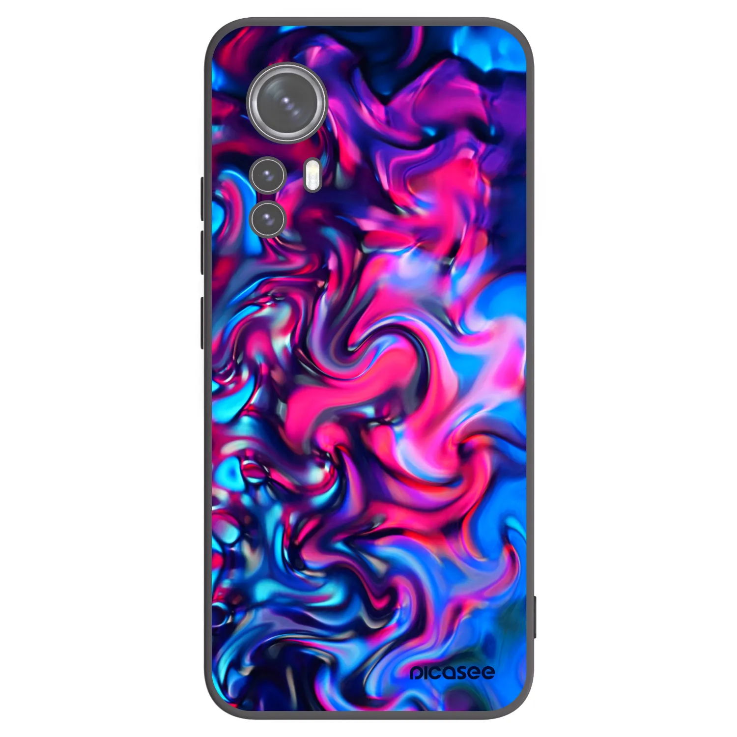 Picasee silikonový černý obal pro Xiaomi 12 - Redlight