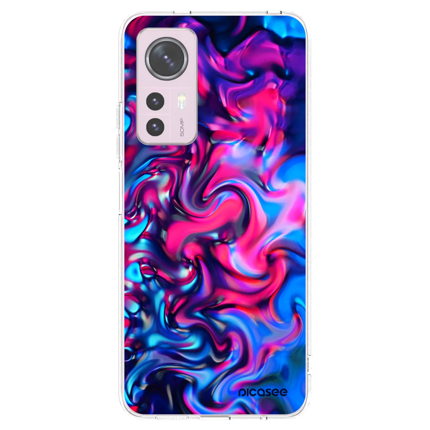 Picasee silikonový průhledný obal pro Xiaomi 12 - Redlight