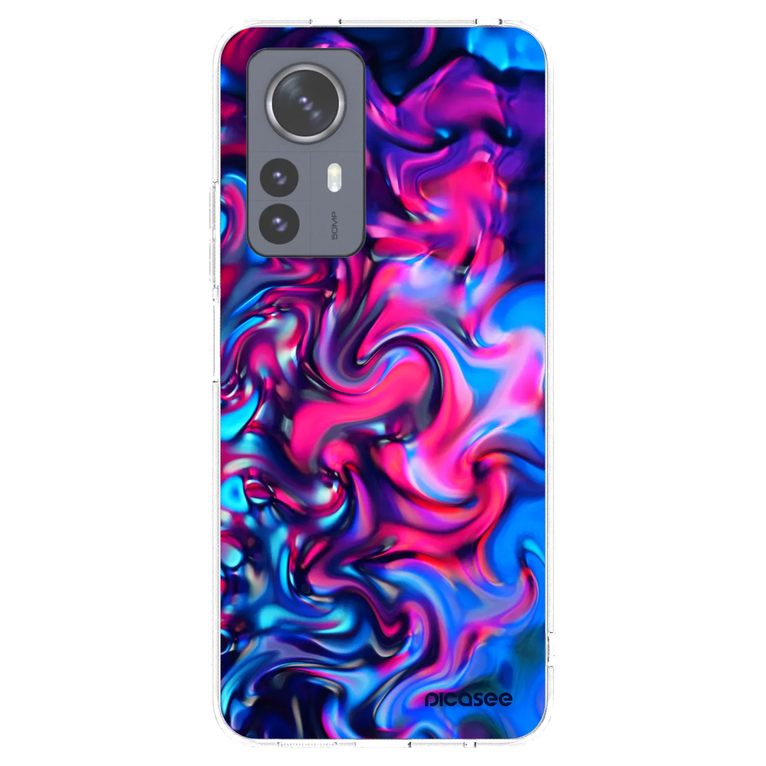 Picasee silikonový průhledný obal pro Xiaomi 12 Pro - Redlight