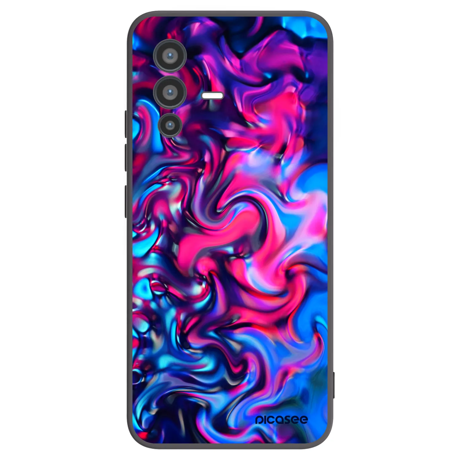 Picasee silikonový černý obal pro Vivo V23 5G - Redlight