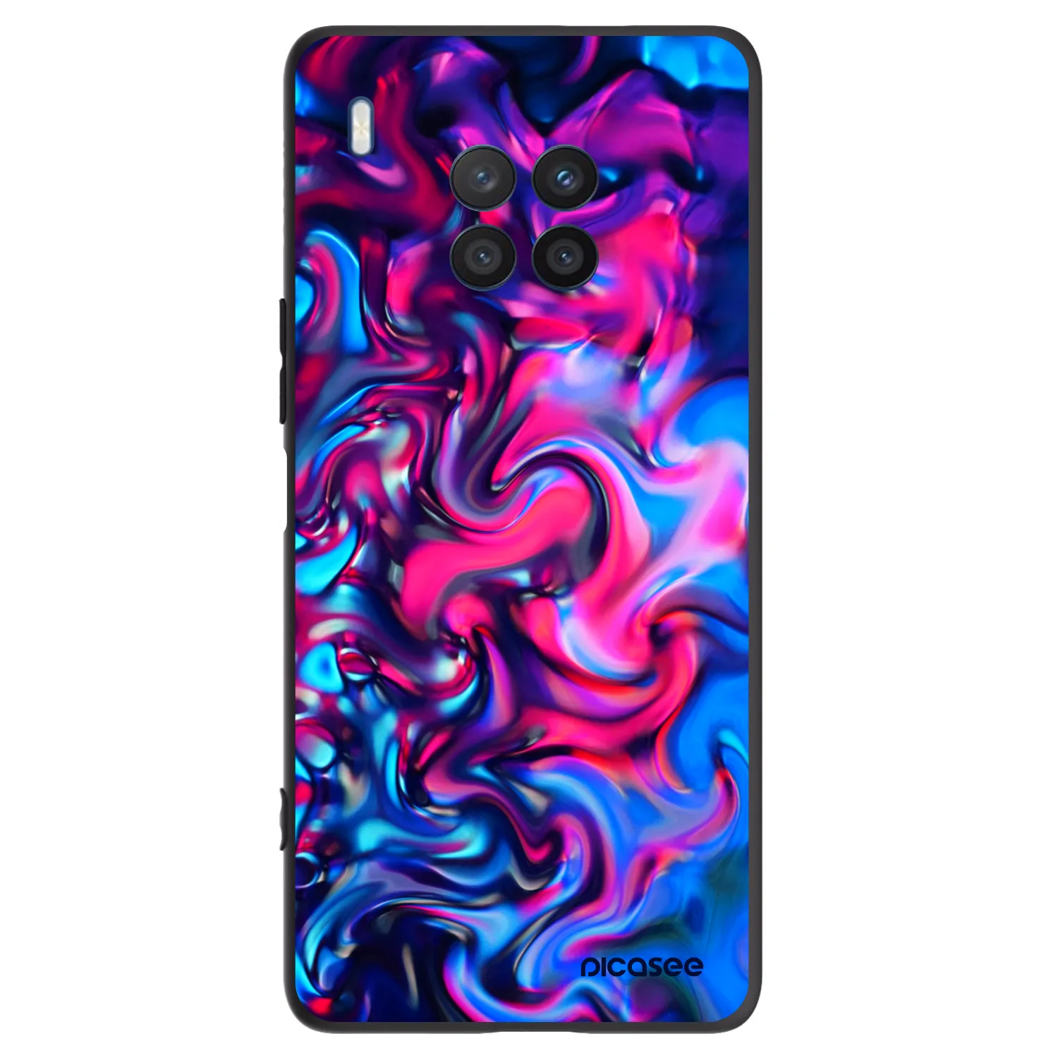 Picasee silikonový černý obal pro Honor 50 Lite - Redlight
