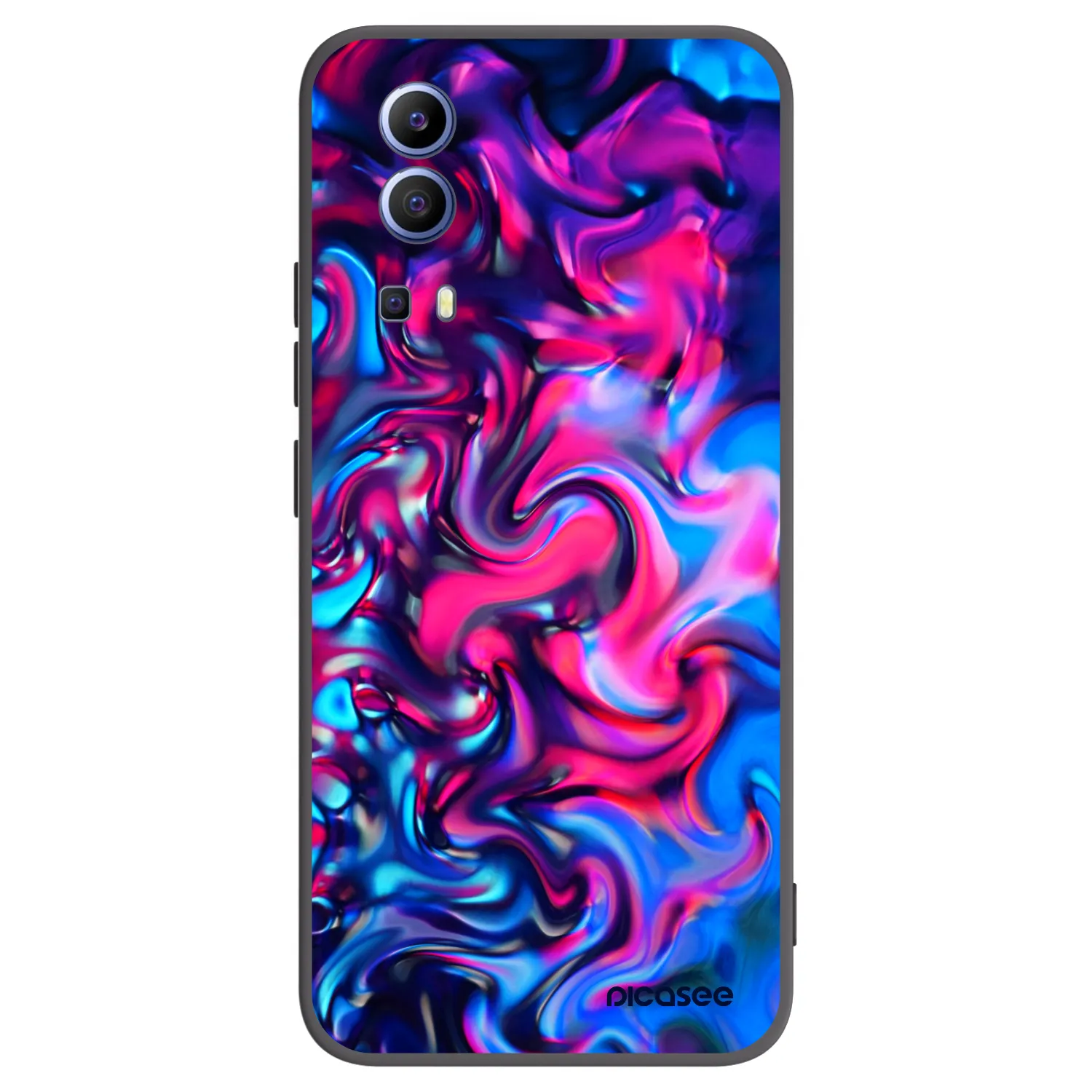 Picasee silikonový černý obal pro Vivo Y52 5G - Redlight