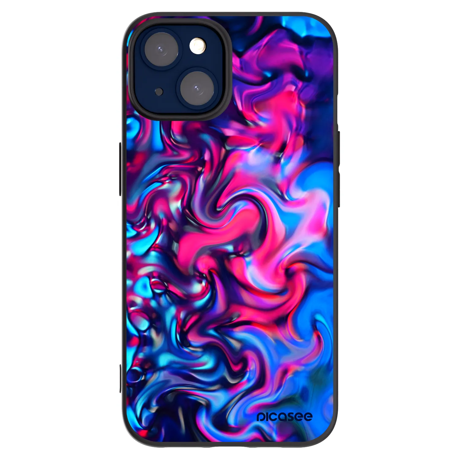 Picasee silikonový černý obal pro Apple iPhone 14 - Redlight