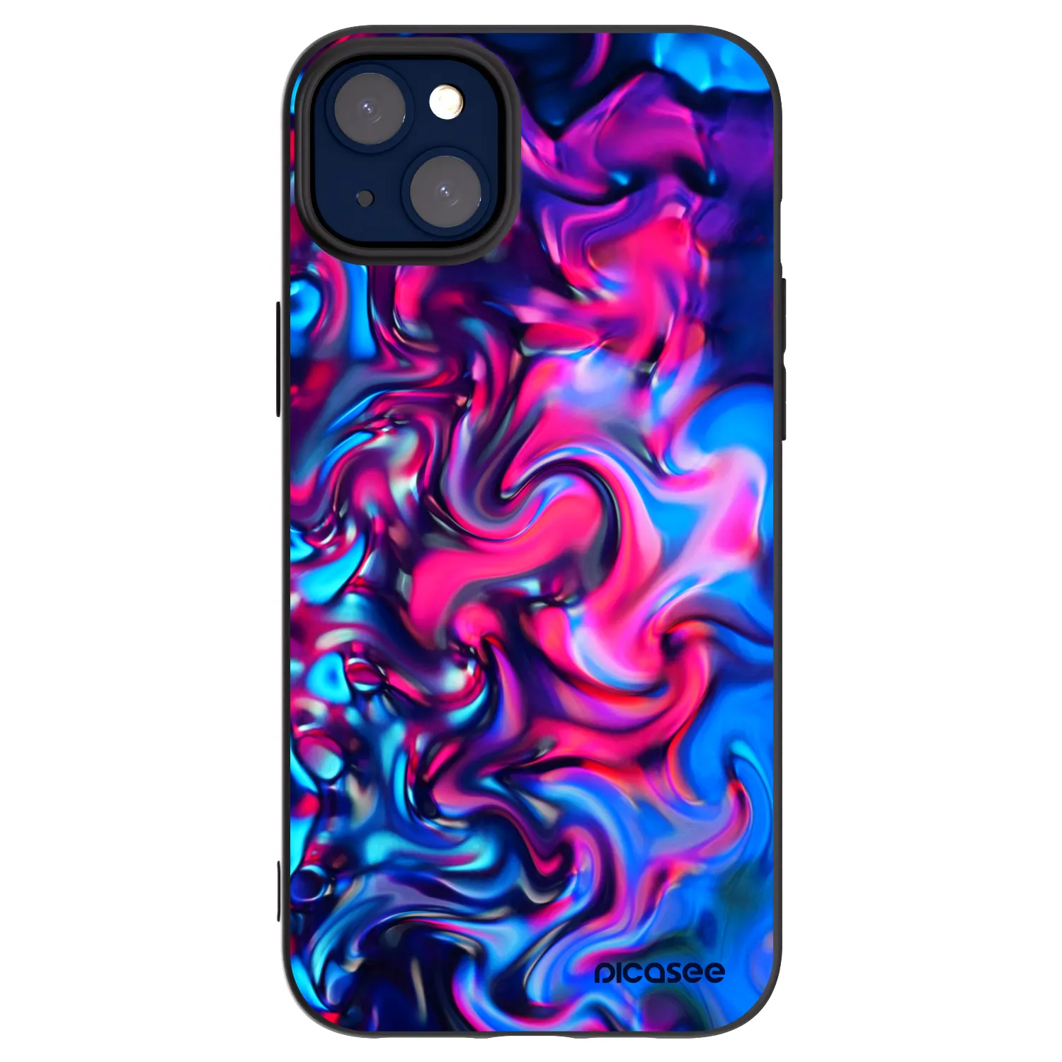 Picasee silikonový černý obal pro Apple iPhone 14 Plus - Redlight