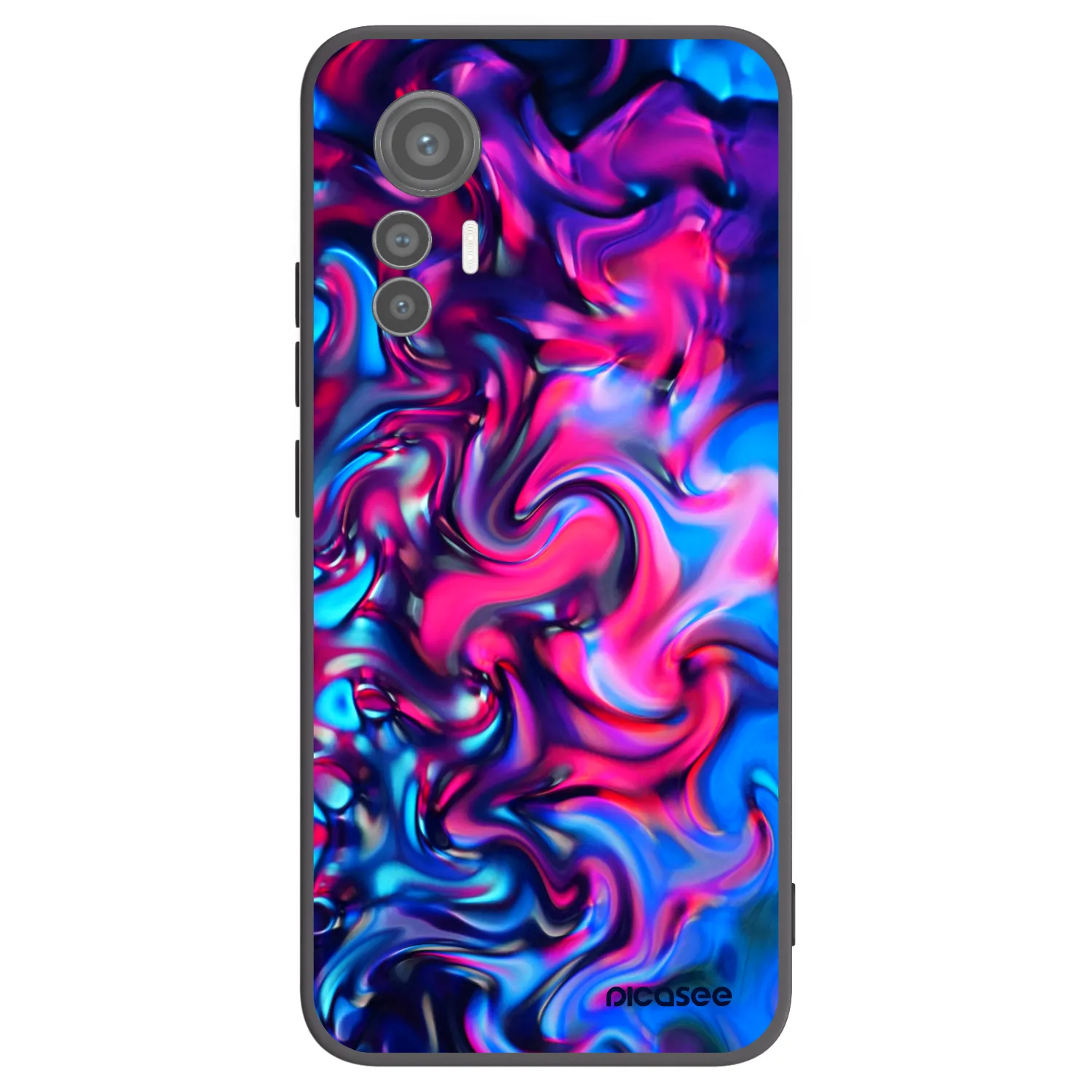 Picasee silikonový černý obal pro Xiaomi 12 Lite - Redlight