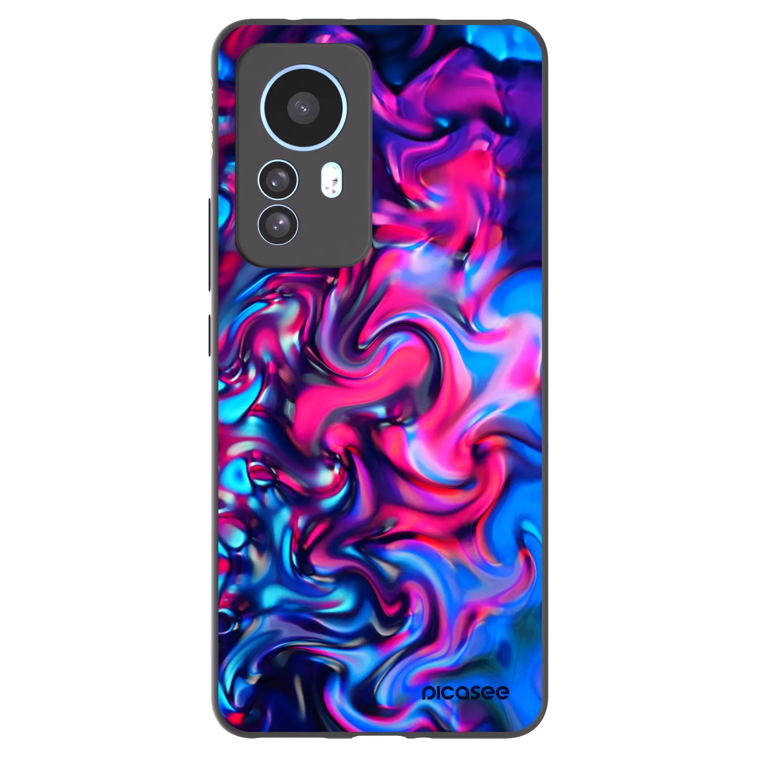 Picasee silikonový černý obal pro Xiaomi 12T Pro - Redlight