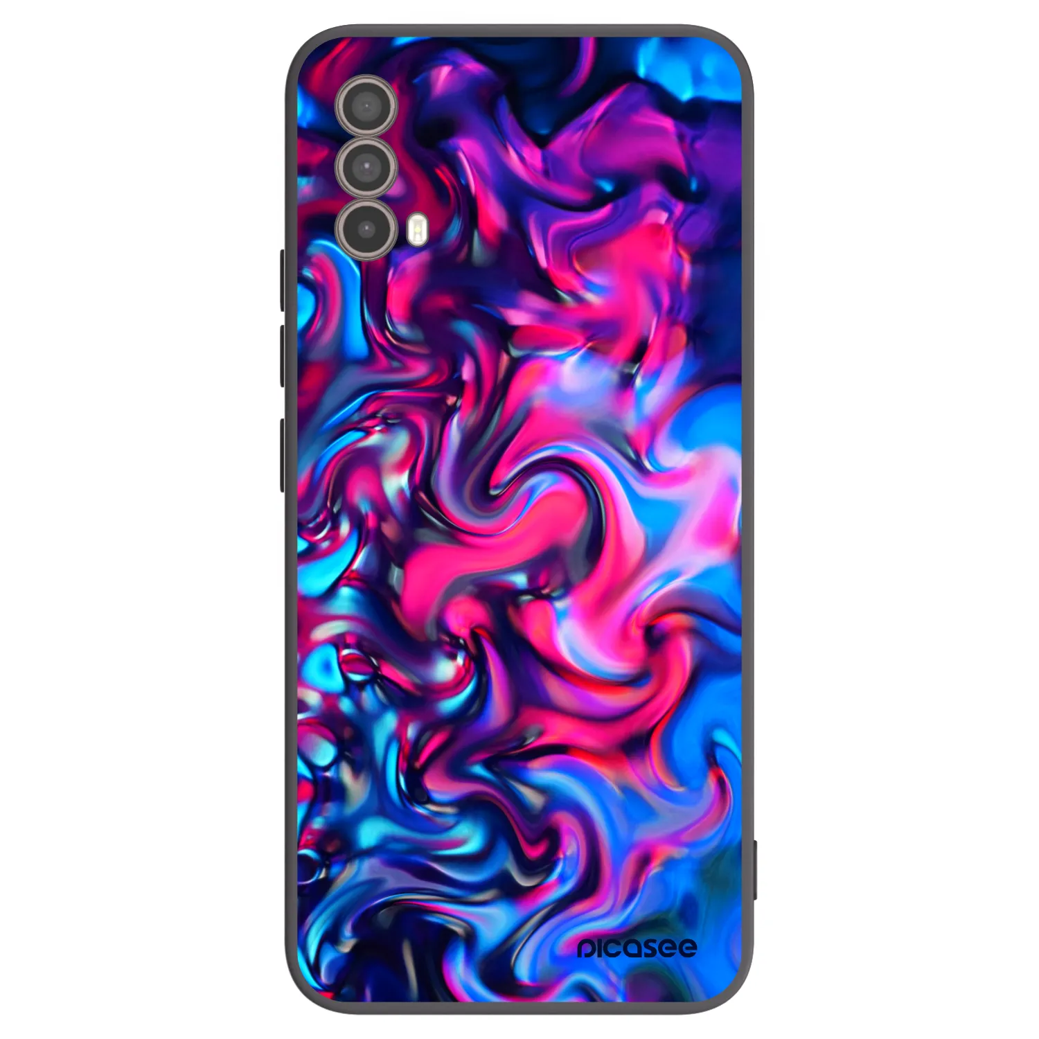 Picasee silikonový černý obal pro Motorola Moto E40 - Redlight