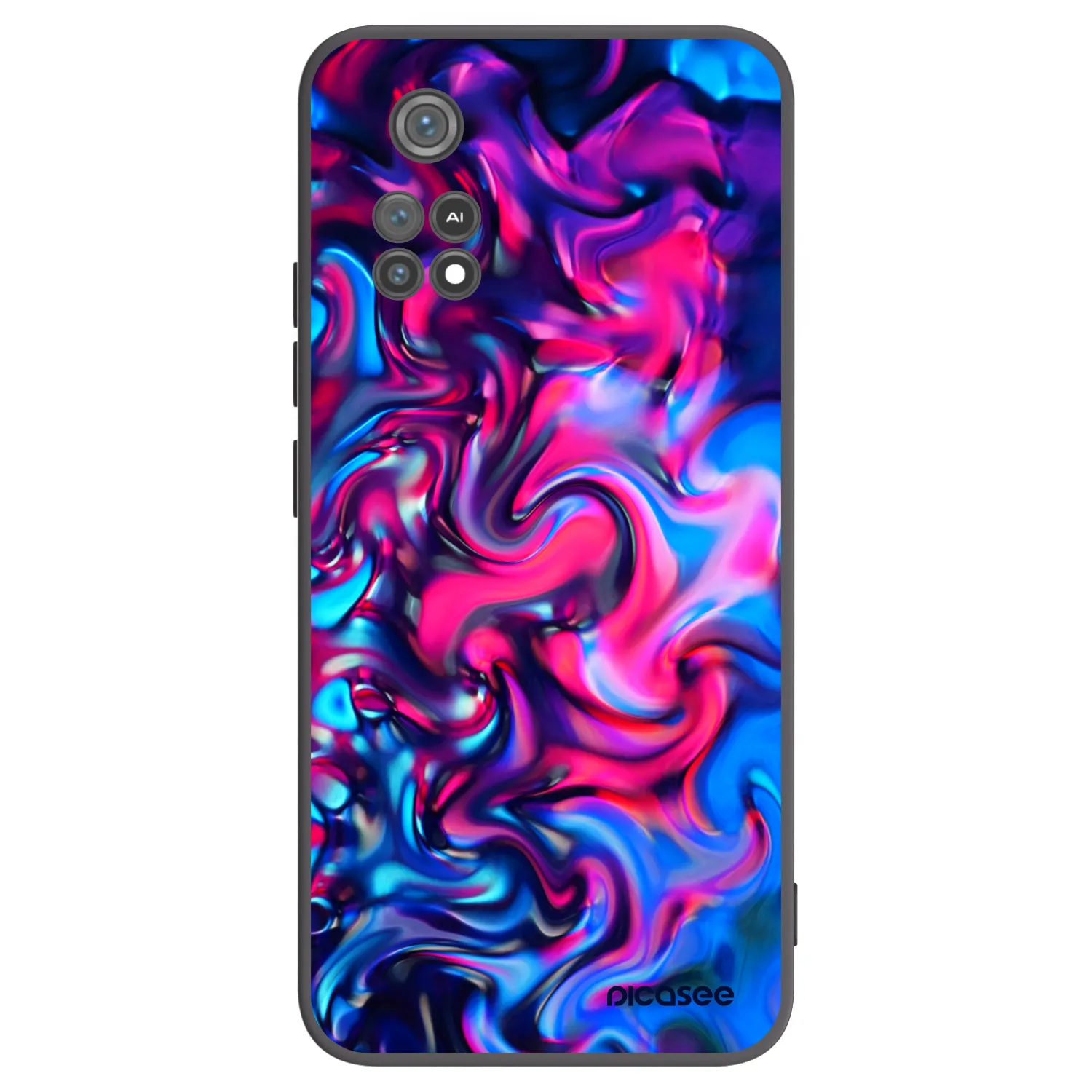Picasee silikonový černý obal pro Xiaomi Poco M4 Pro - Redlight