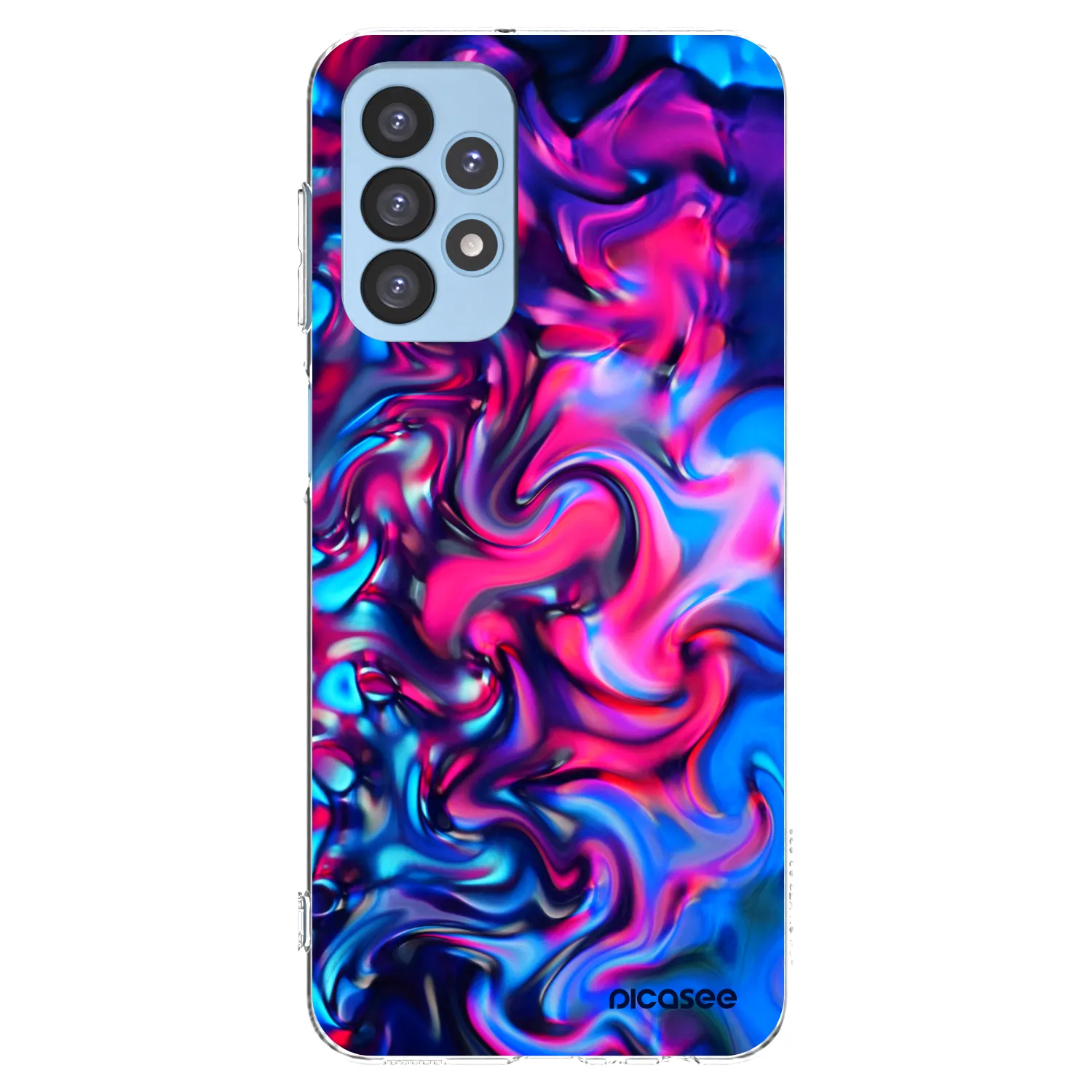 Picasee silikonový průhledný obal pro Samsung Galaxy A23 A235F 4G - Redlight