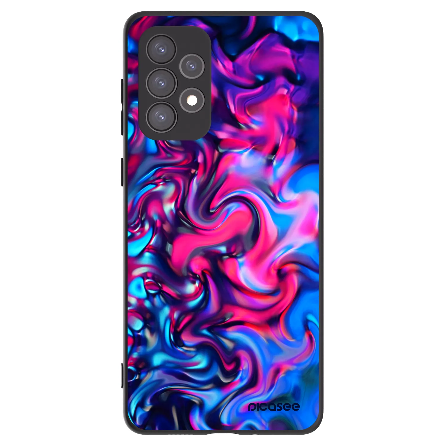 Picasee silikonový černý obal pro Samsung Galaxy A73 5G - Redlight