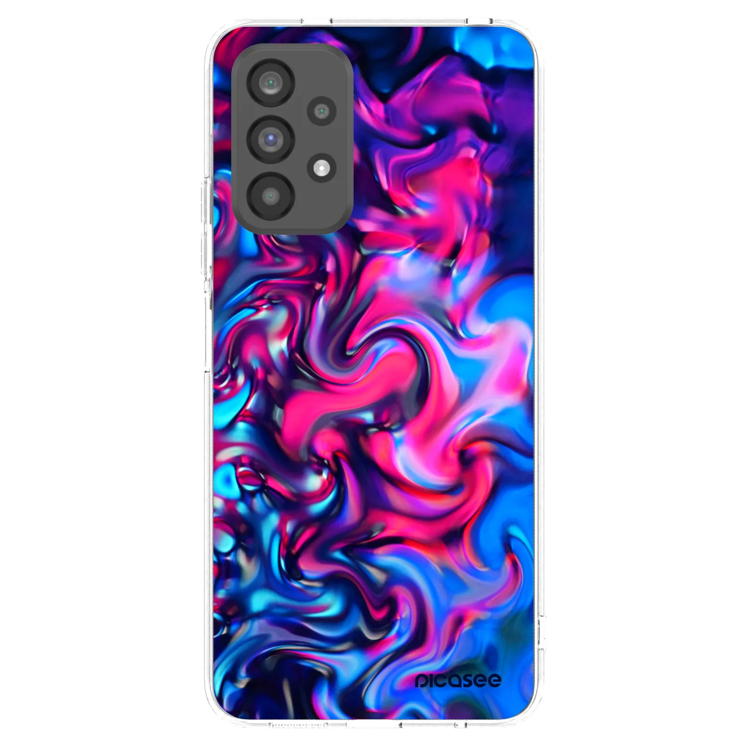 Picasee silikonový průhledný obal pro Samsung Galaxy A73 5G - Redlight