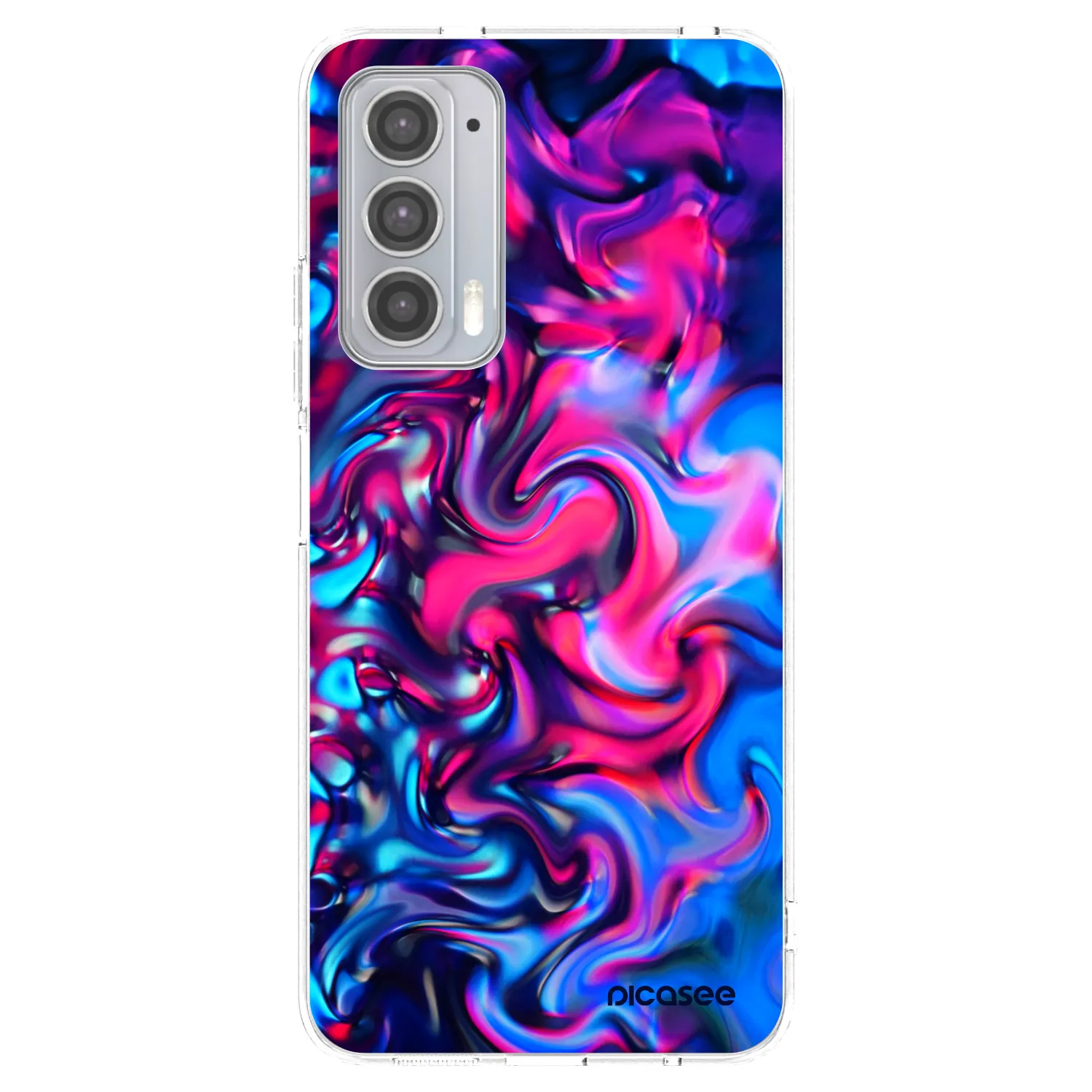 Picasee silikonový průhledný obal pro Motorola Edge 20 - Redlight