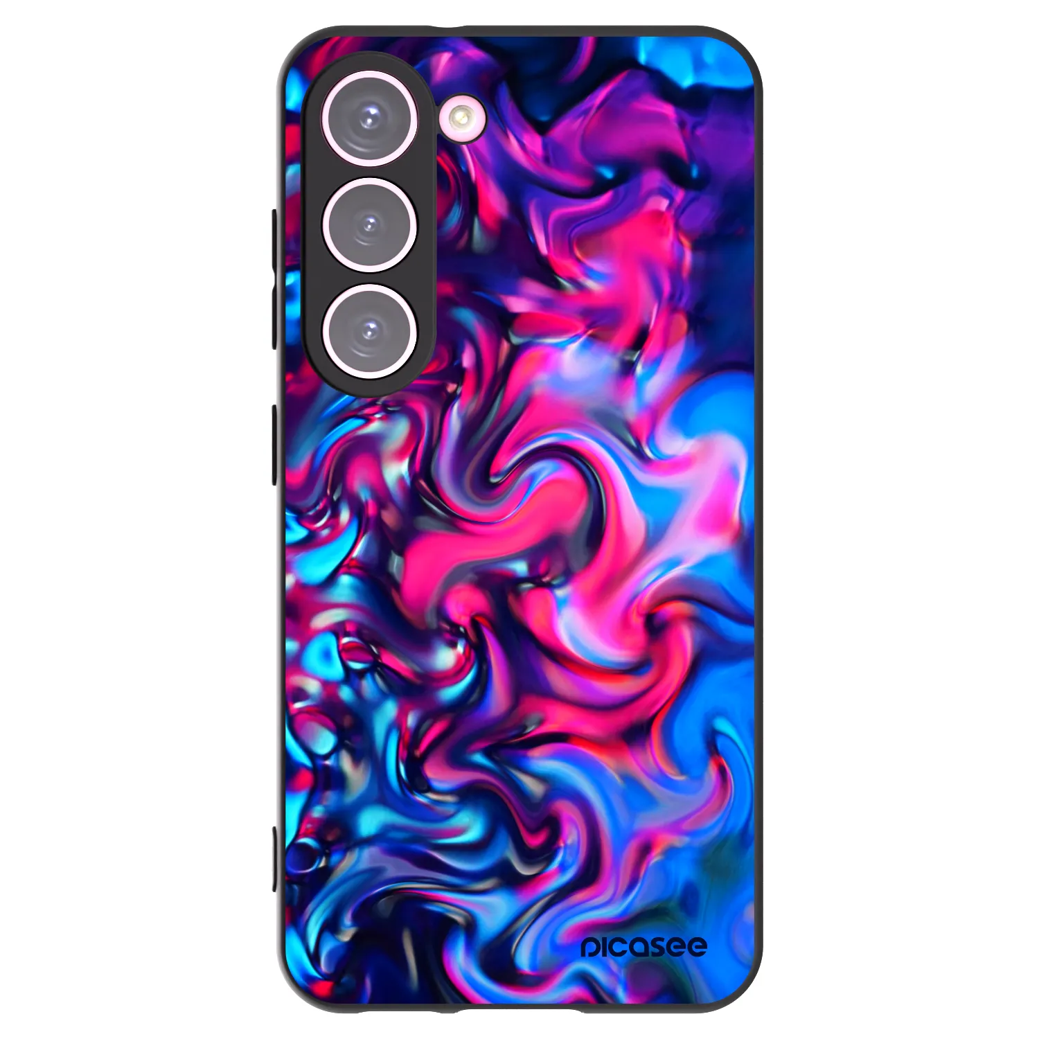 Picasee silikonový černý obal pro Samsung Galaxy S23 5G - Redlight