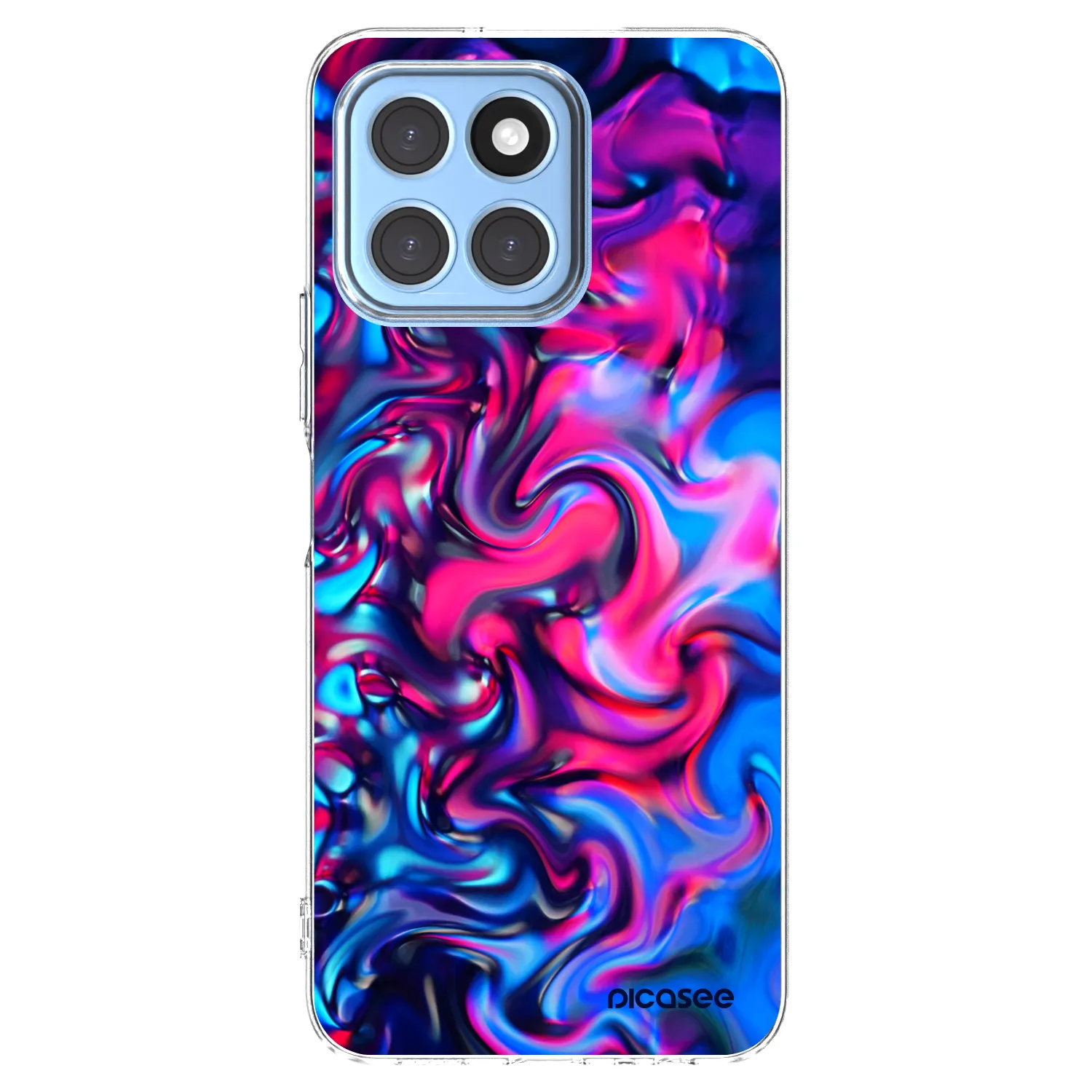 Picasee silikonový průhledný obal pro Honor X8 5G - Redlight
