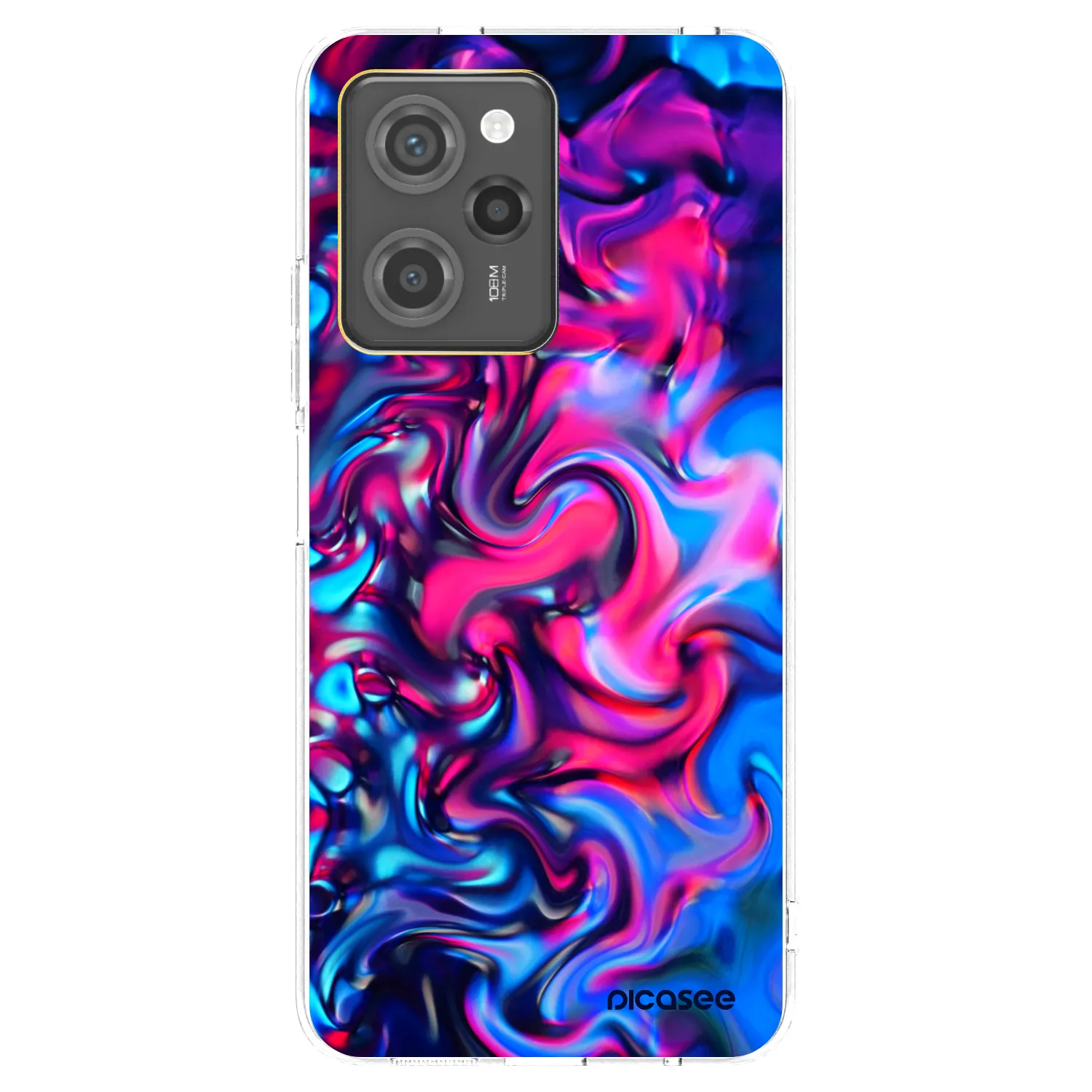 Picasee silikonový černý obal pro Xiaomi Poco X5 Pro - Redlight