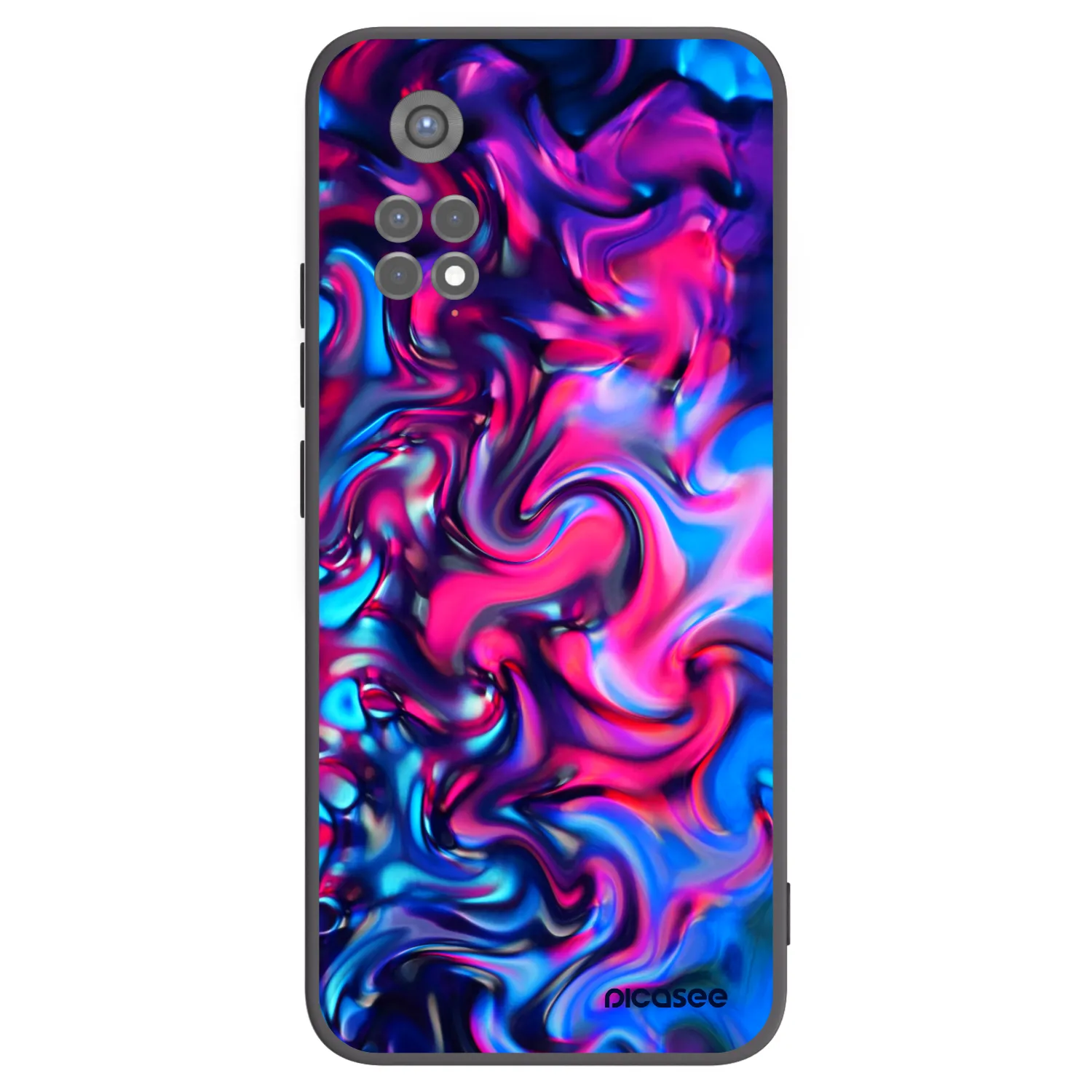 Picasee silikonový černý obal pro Xiaomi Redmi Note 11S 5G - Redlight