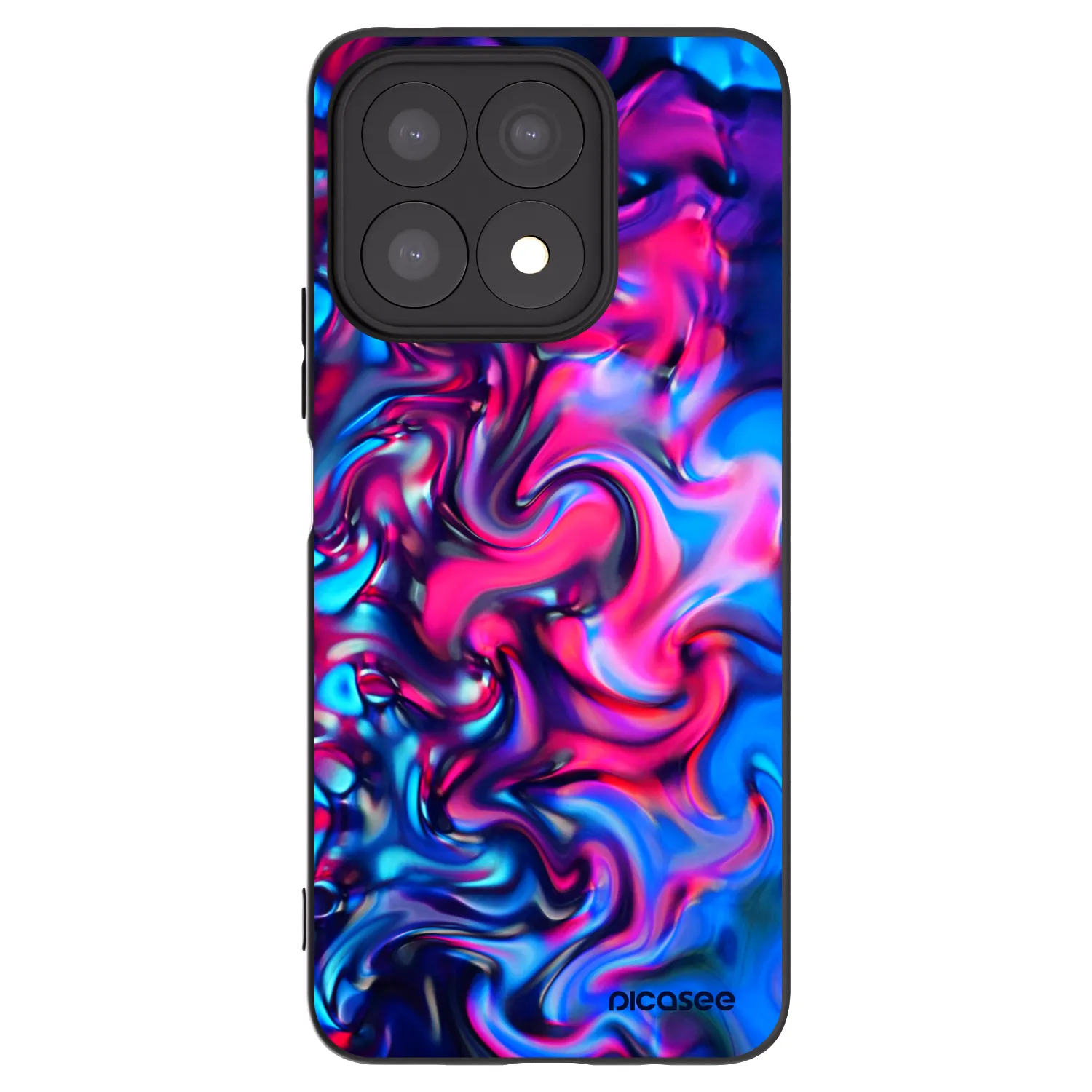 Picasee silikonový černý obal pro Honor X8a - Redlight