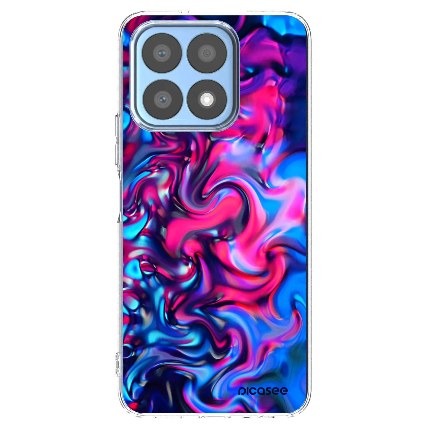Picasee silikonový průhledný obal pro Honor X8a - Redlight