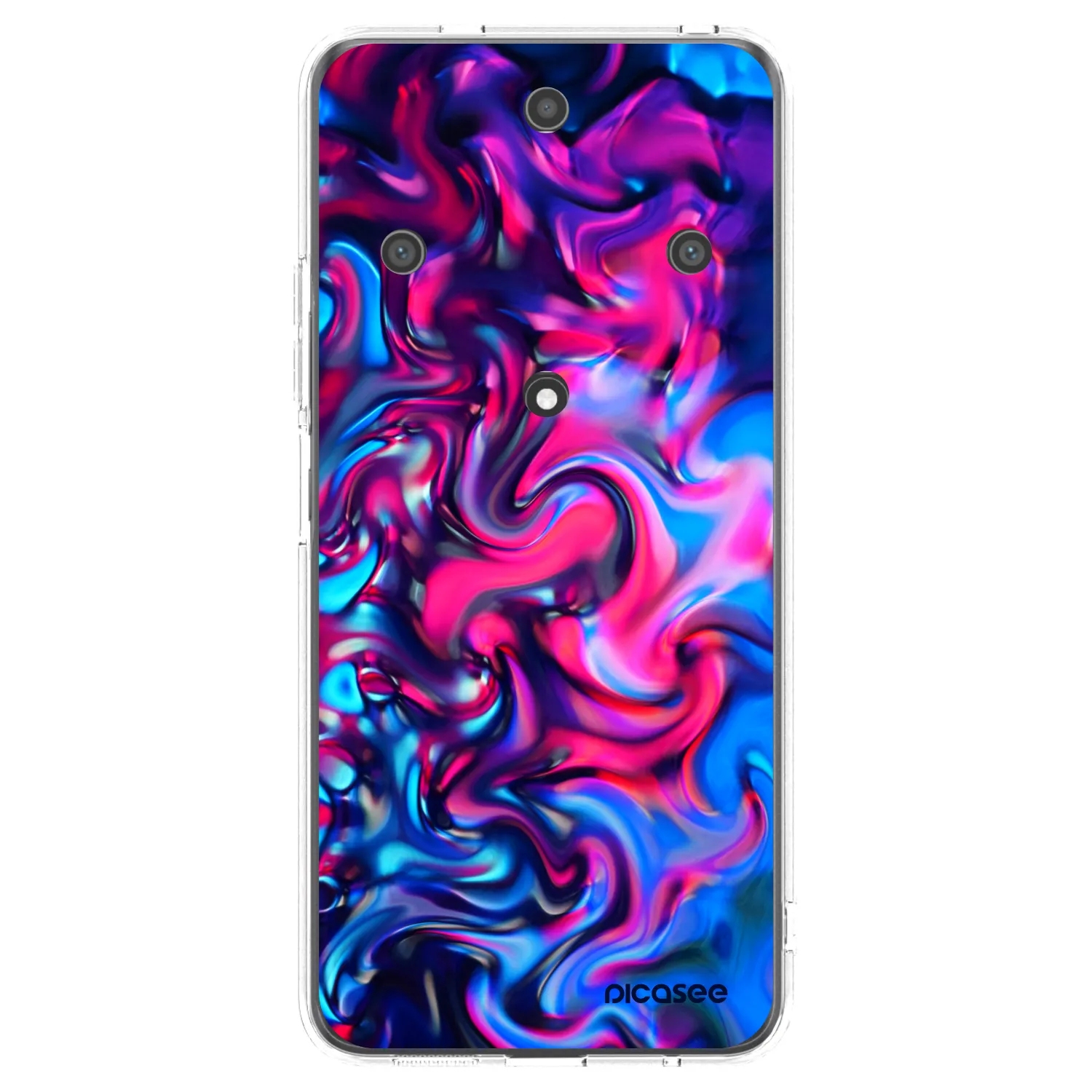 Picasee silikonový průhledný obal pro Honor Magic5 Lite 5G - Redlight