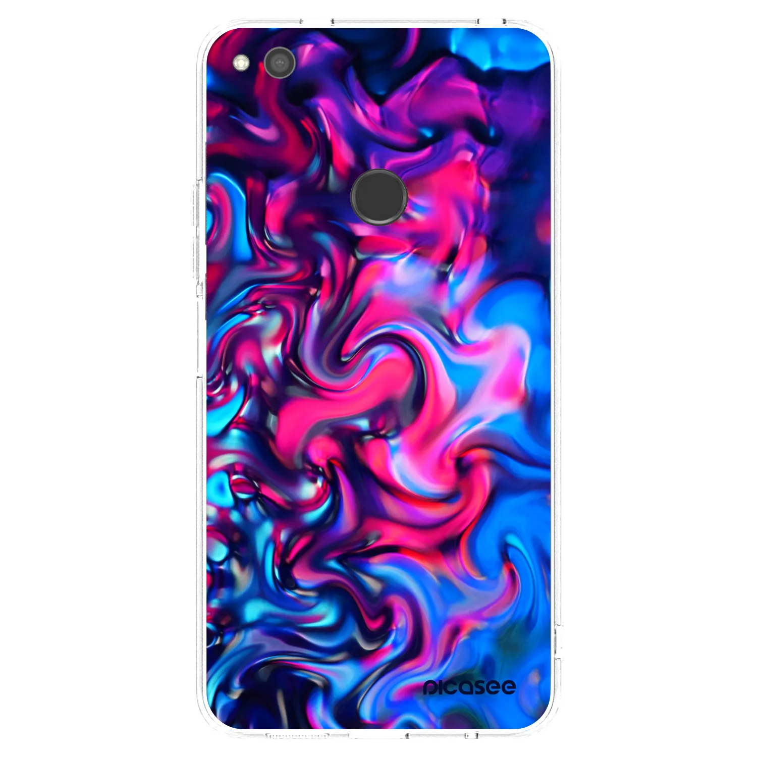 Picasee silikonový průhledný obal pro Huawei P9 Lite 2017 - Redlight
