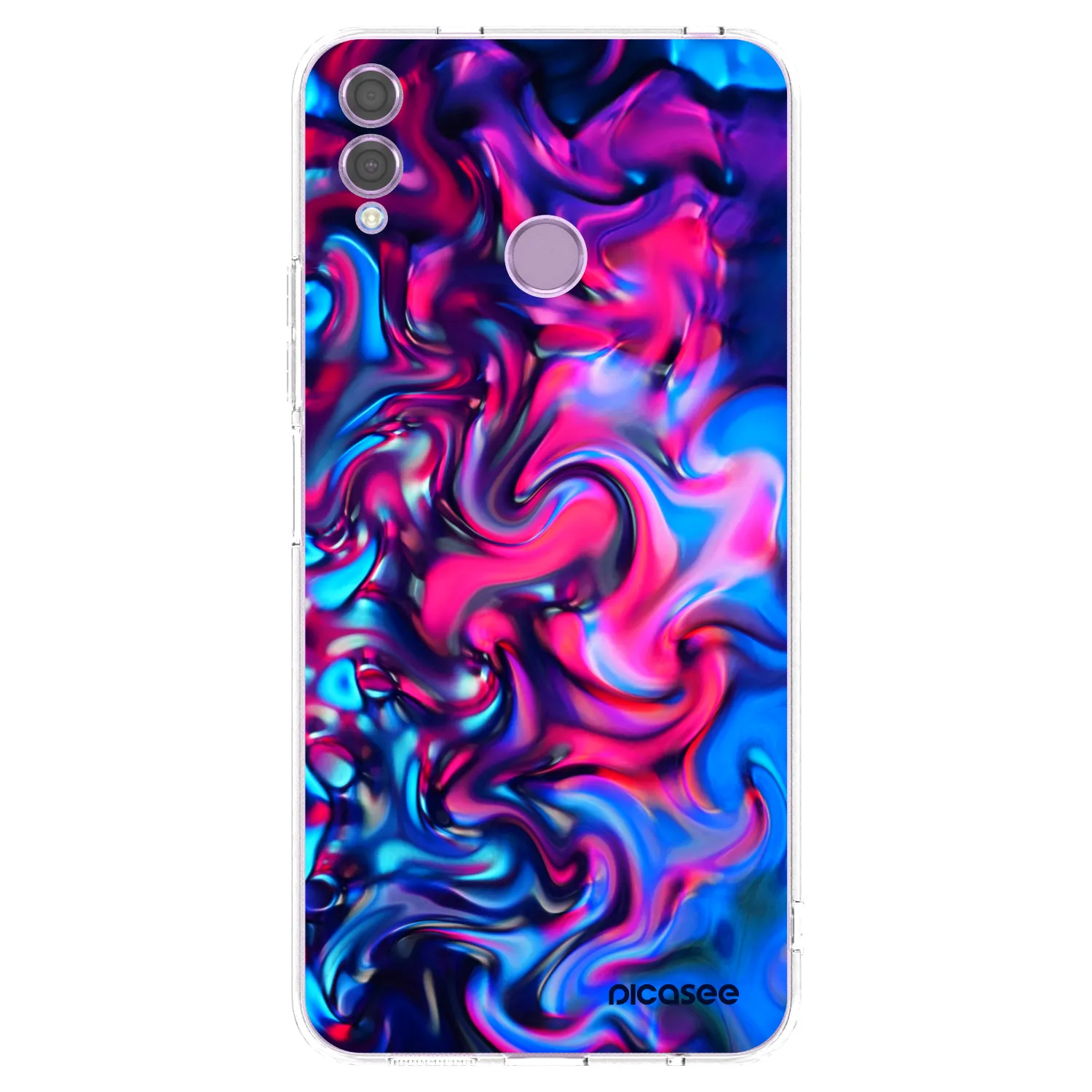 Picasee silikonový průhledný obal pro Honor 8X - Redlight