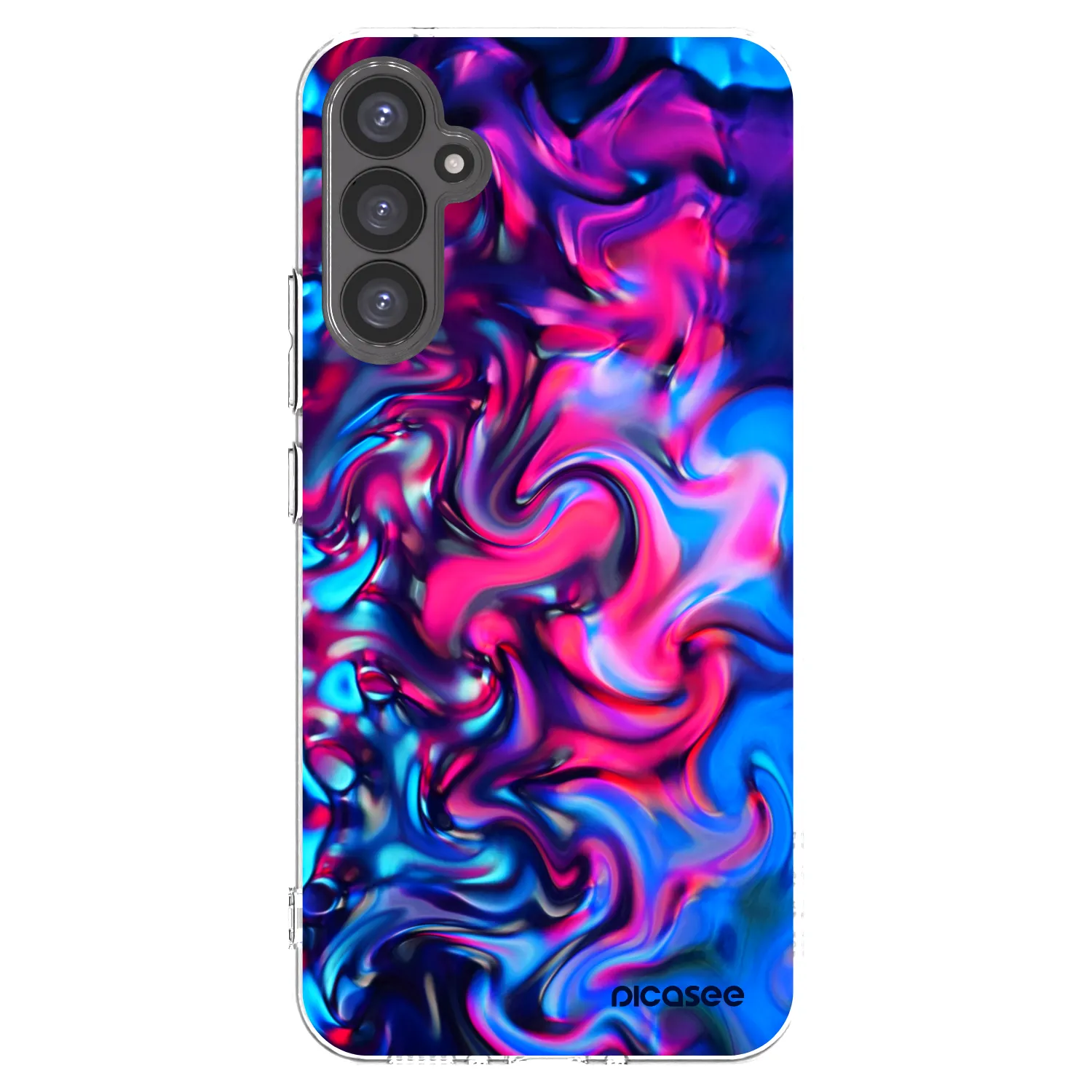 Picasee silikonový průhledný obal pro Samsung Galaxy A34 5G A346B - Redlight