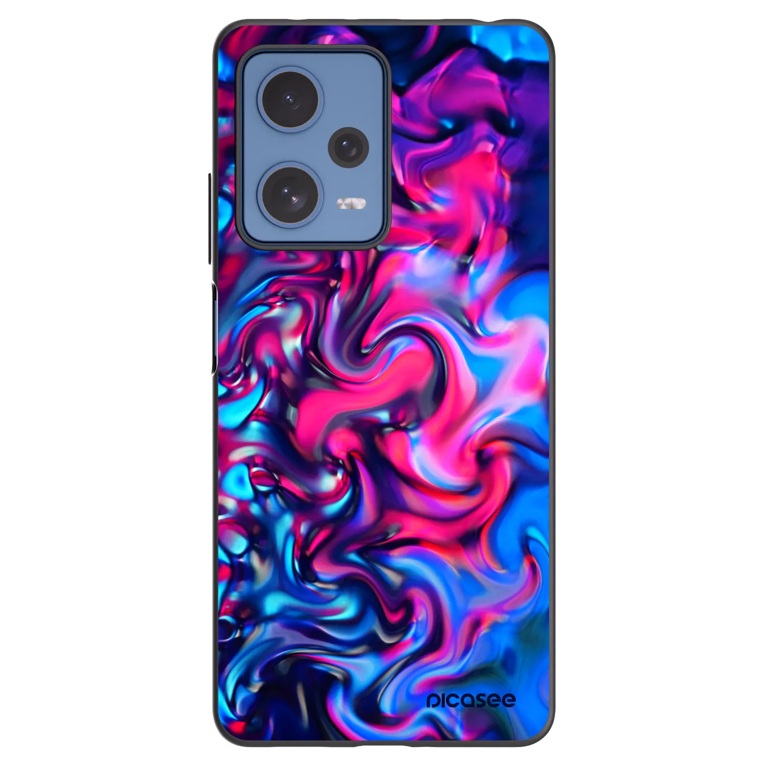Picasee silikonový černý obal pro Xiaomi Redmi Note 12 Pro 5G - Redlight