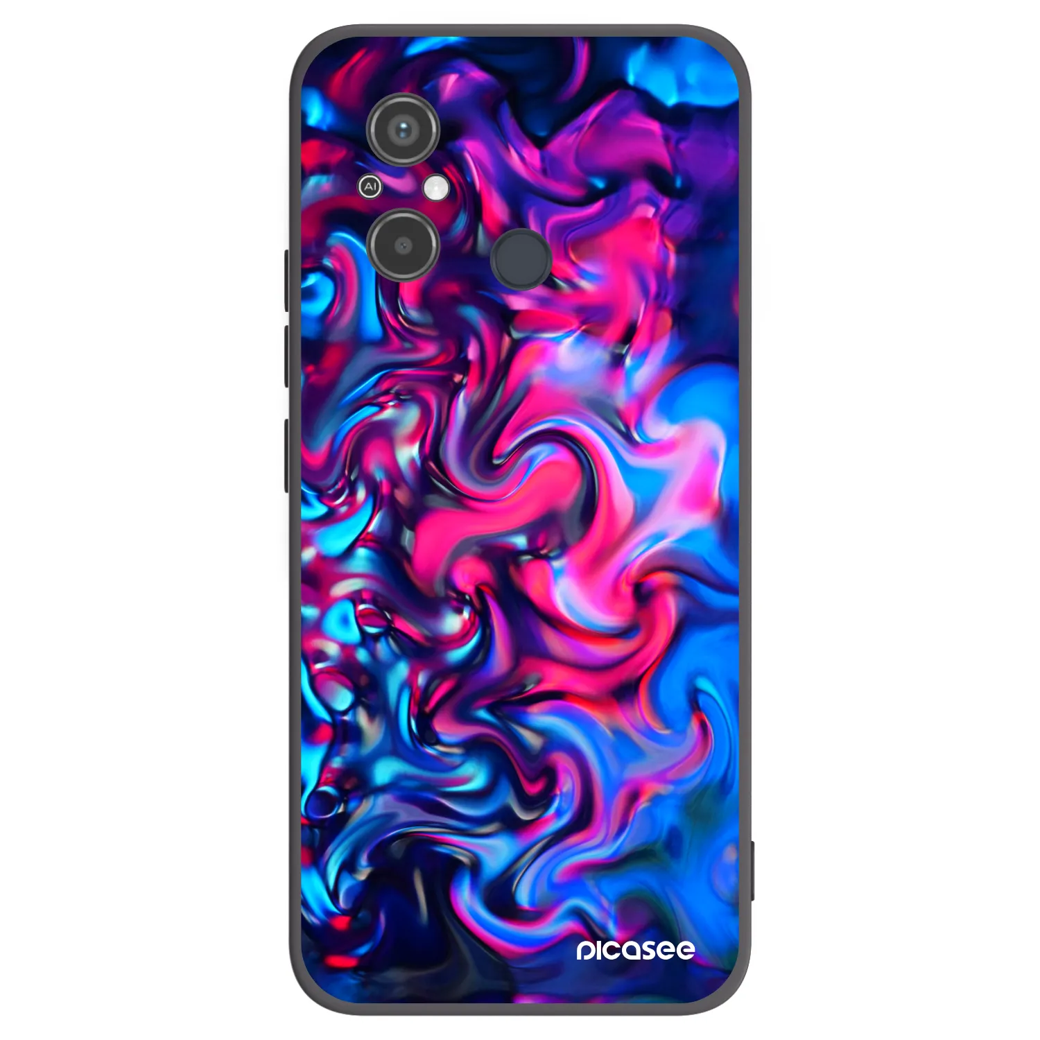 Picasee silikonový černý obal pro Xiaomi Redmi 12C - Redlight