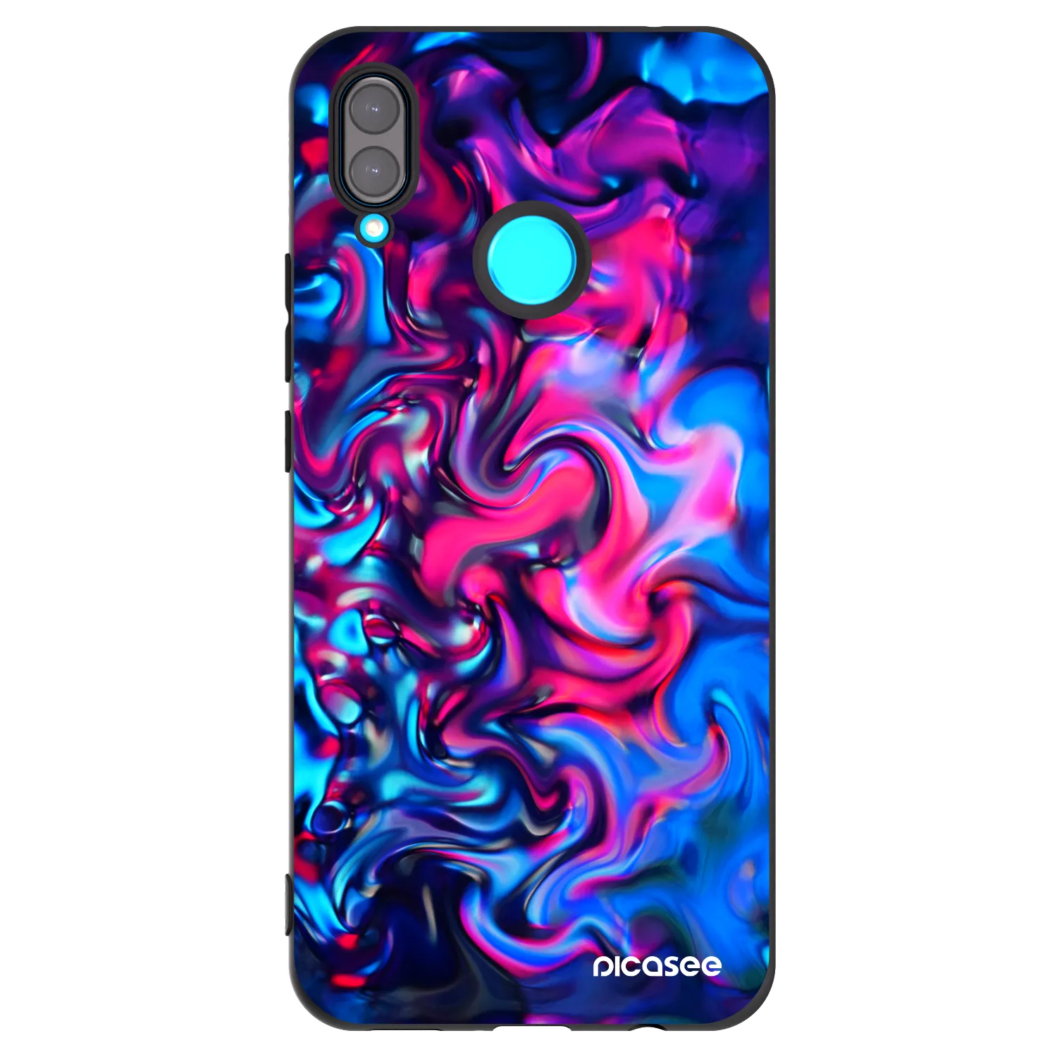 Picasee silikonový černý obal pro Huawei Nova 3 - Redlight