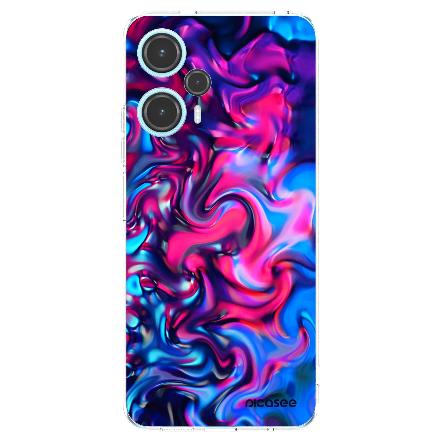 Picasee silikonový průhledný obal pro Xiaomi Poco F5 - Redlight