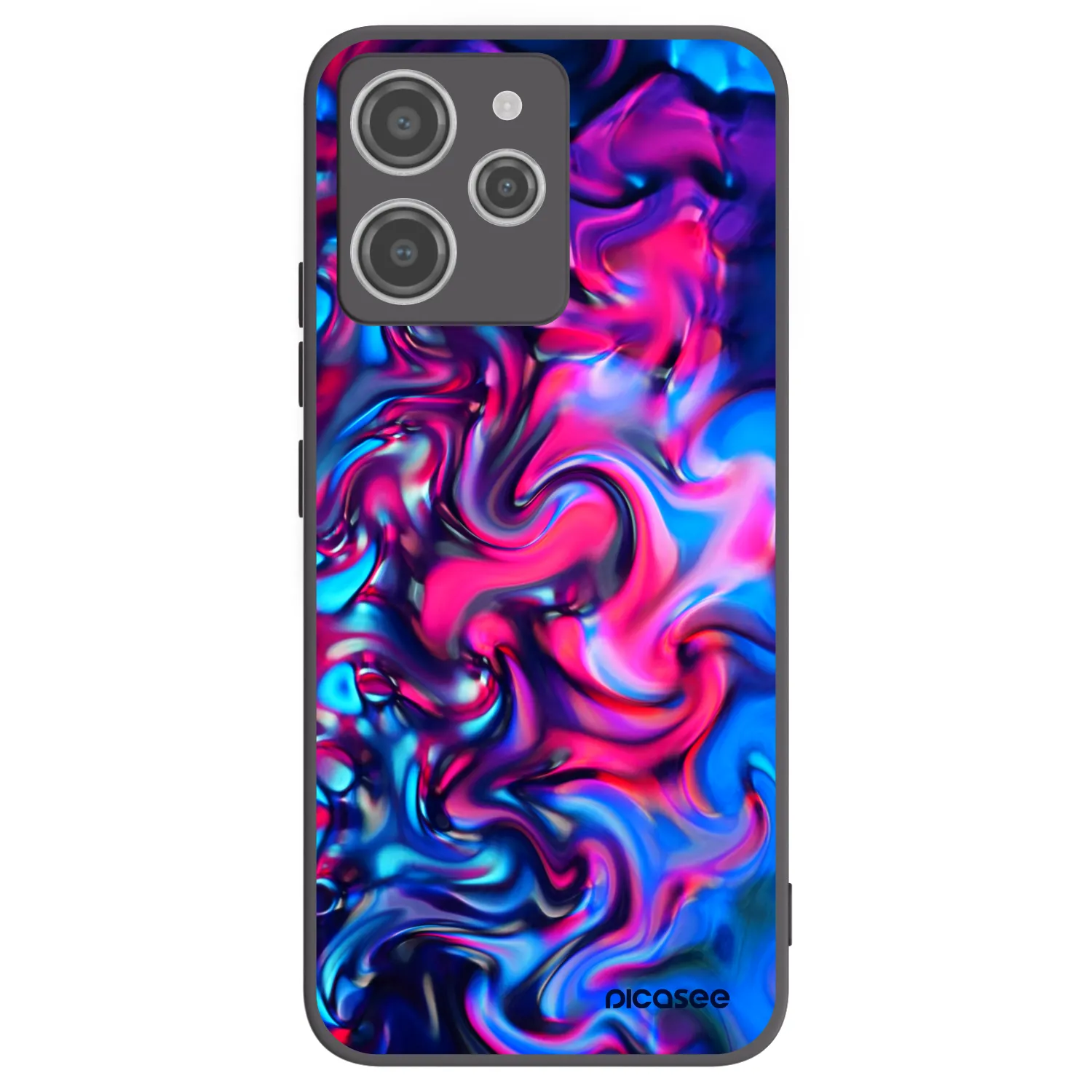 Picasee silikonový černý obal pro Xiaomi Redmi 12 4G - Redlight