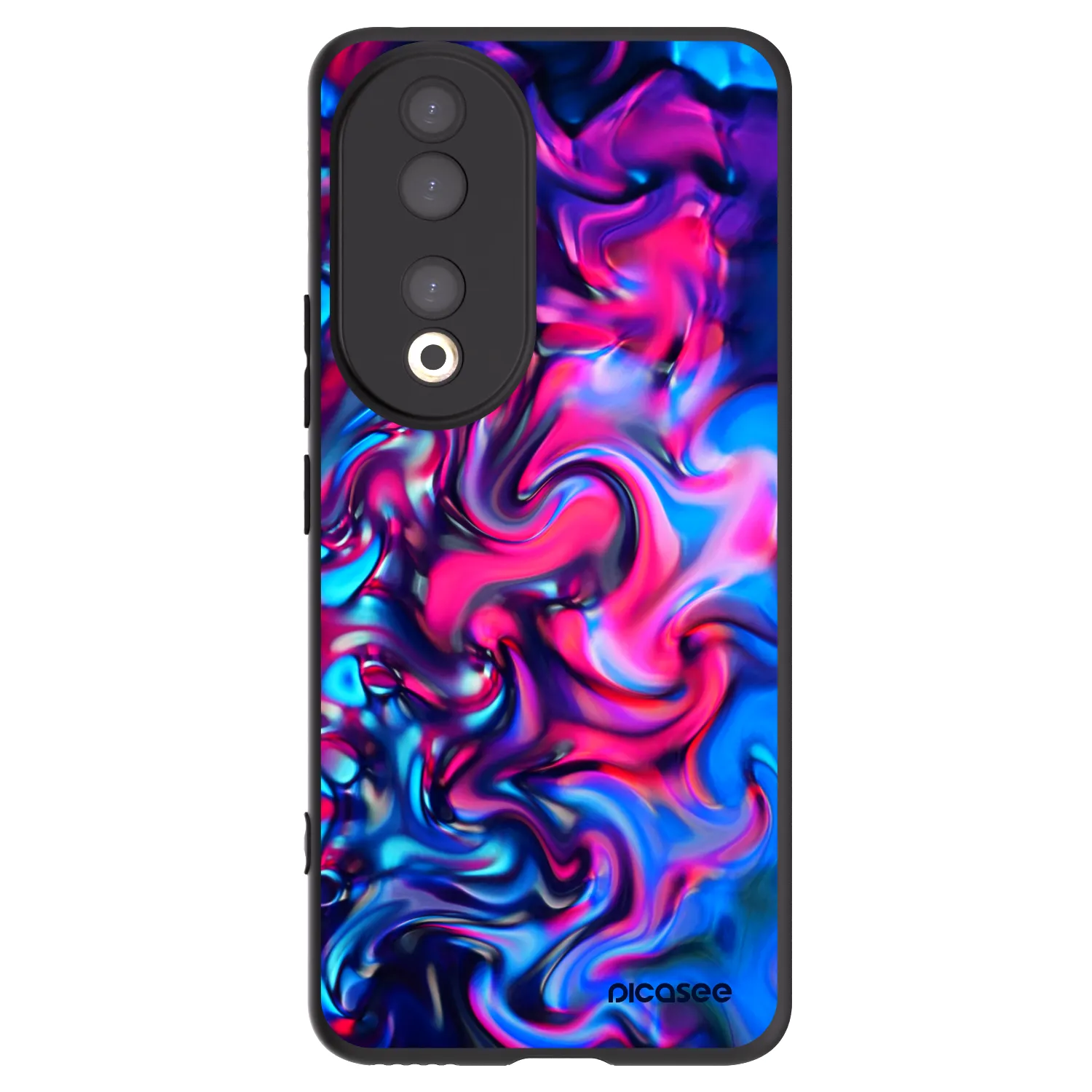Picasee silikonový černý obal pro Honor 90 5G - Redlight