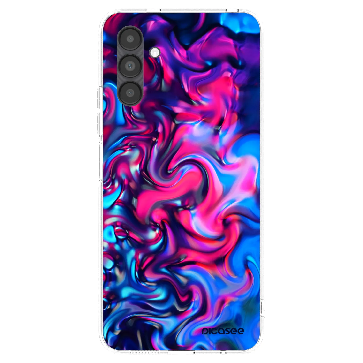 Picasee silikonový průhledný obal pro Samsung Galaxy A04s A047F - Redlight