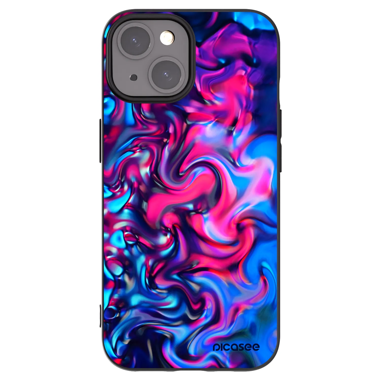 Picasee silikonový černý obal pro Apple iPhone 15 - Redlight