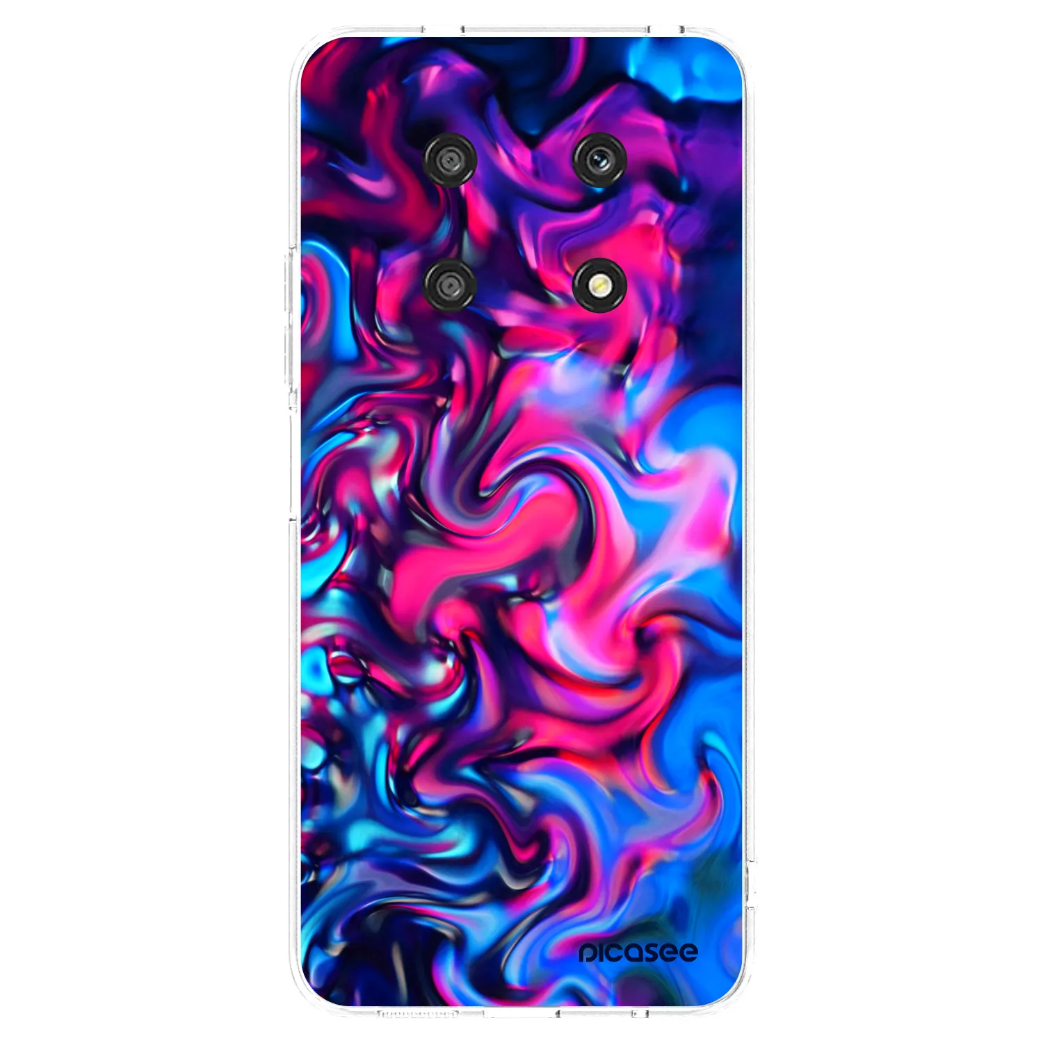 Picasee silikonový průhledný obal pro Honor Magic4 Lite 5G - Redlight