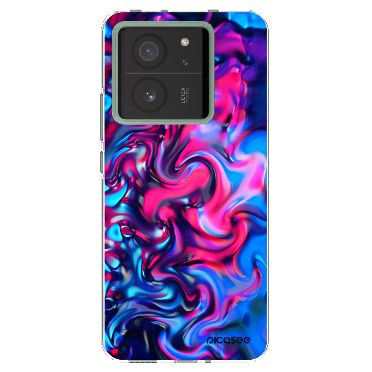 Picasee silikonový průhledný obal pro Xiaomi 13T - Redlight