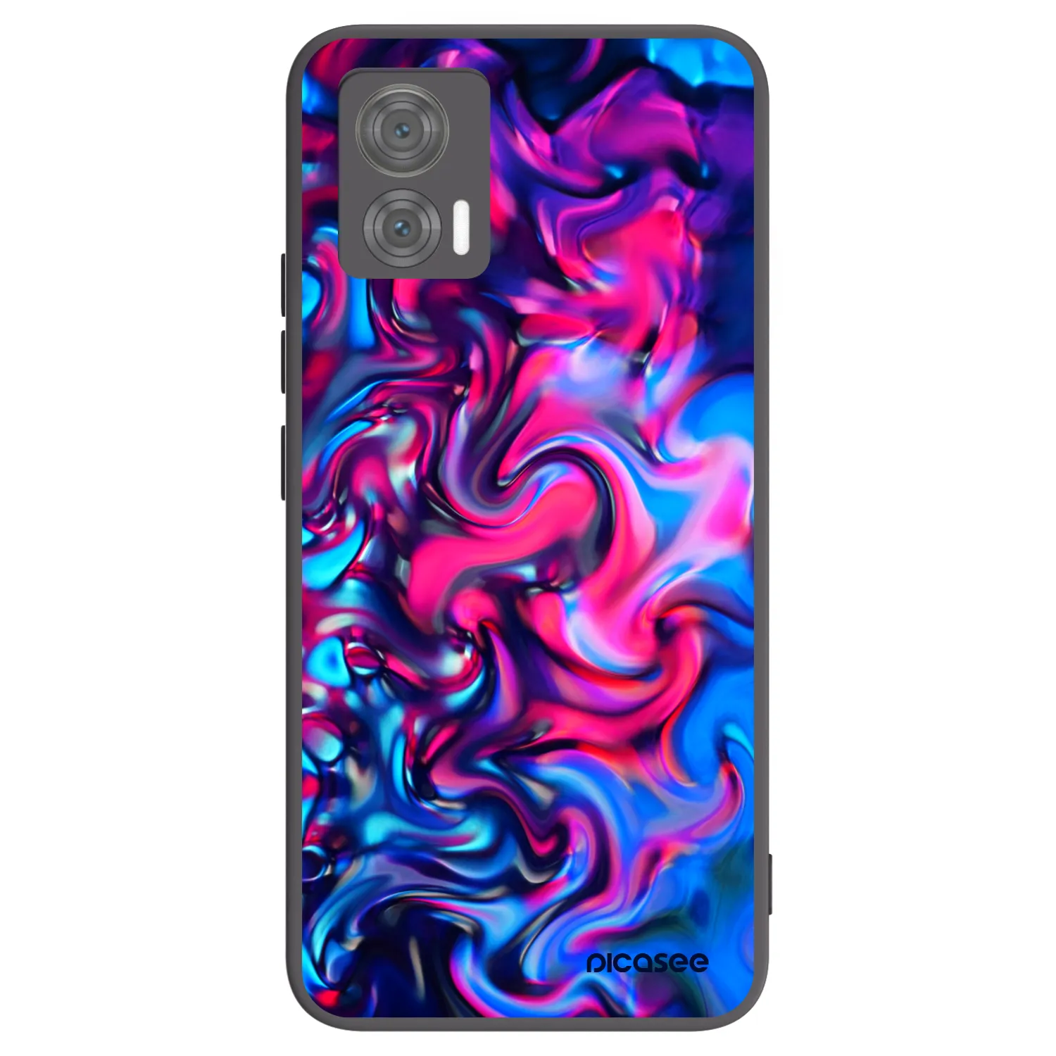 Picasee silikonový černý obal pro Motorola Edge 30 Neo - Redlight