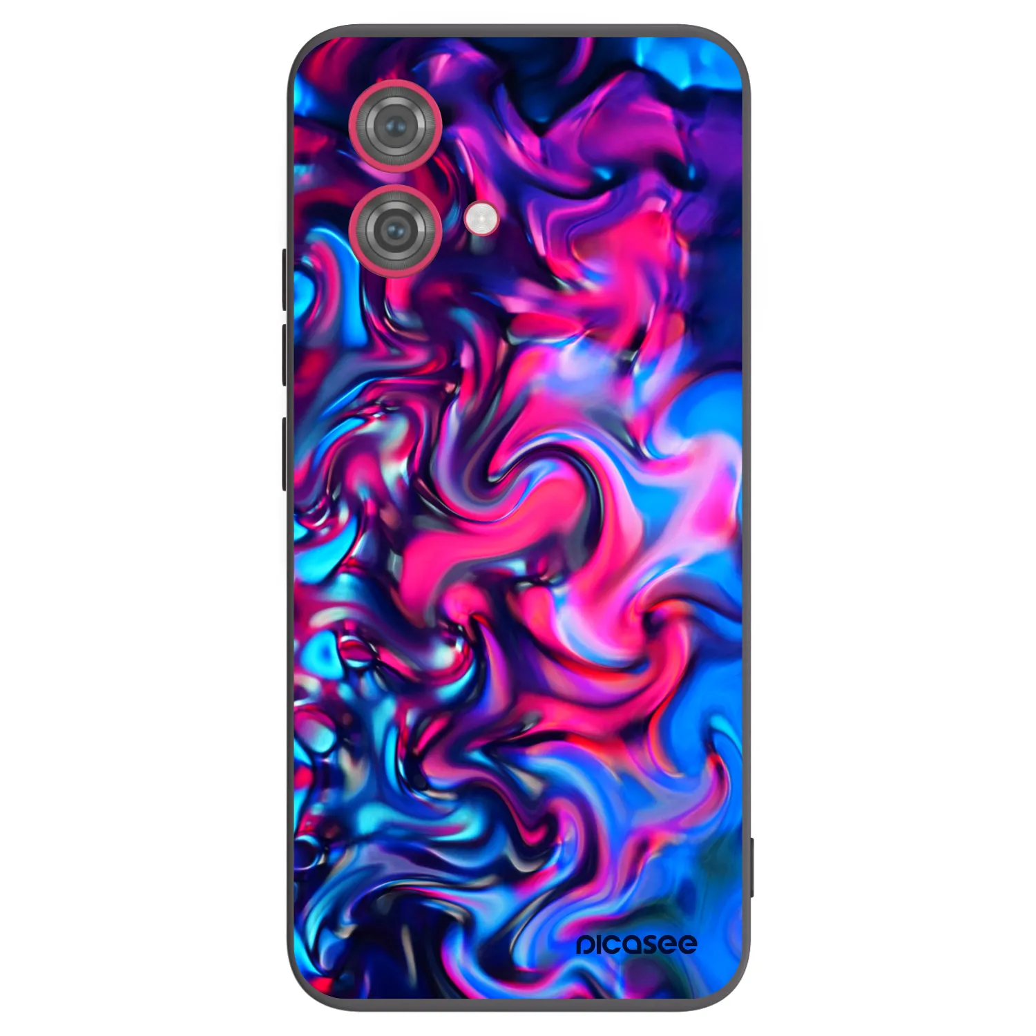 Picasee silikonový černý obal pro Motorola Moto G84 5G - Redlight