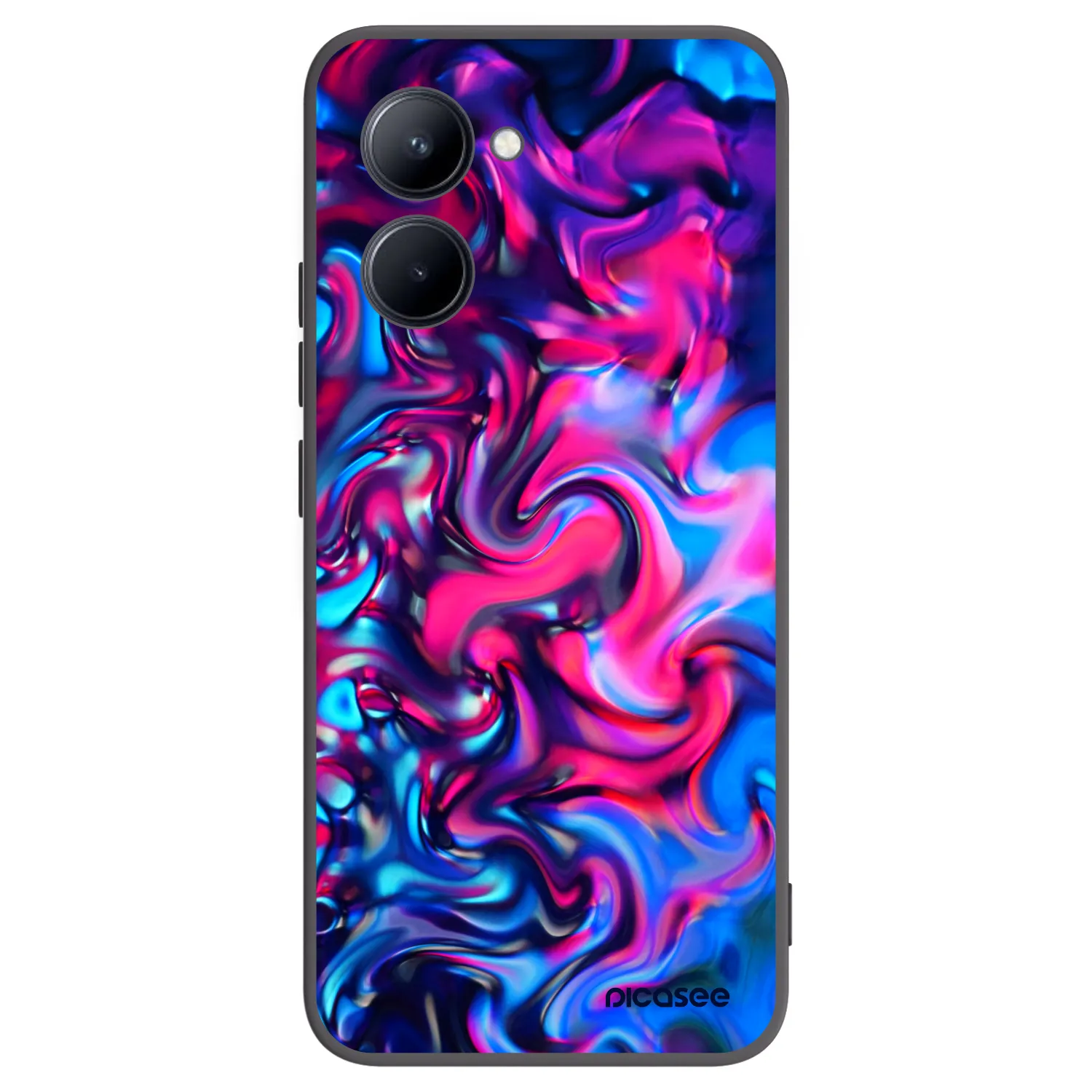 Picasee silikonový černý obal pro Realme C33 (2023) - Redlight