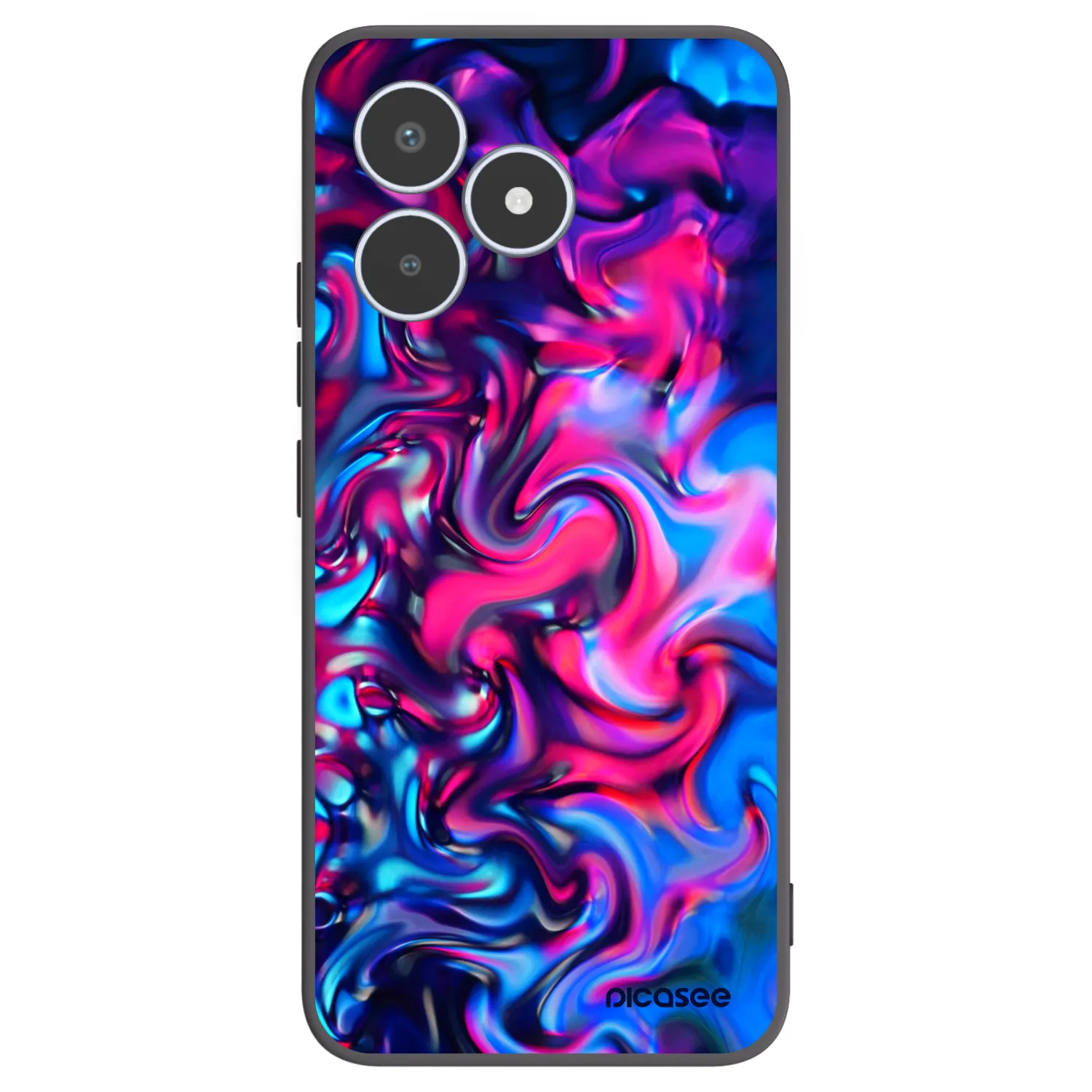 Picasee silikonový černý obal pro Realme C53 - Redlight