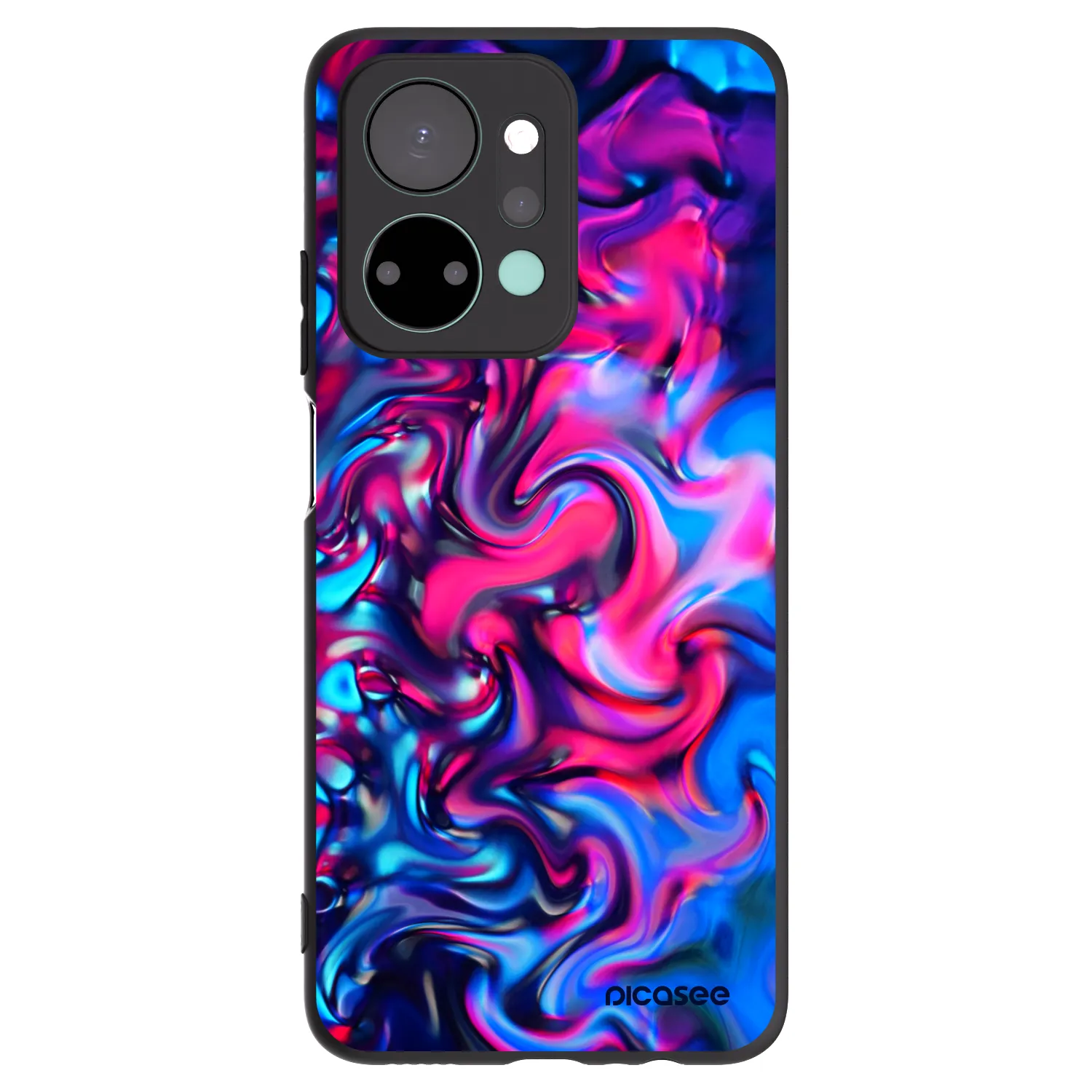 Picasee silikonový černý obal pro Honor X7a - Redlight