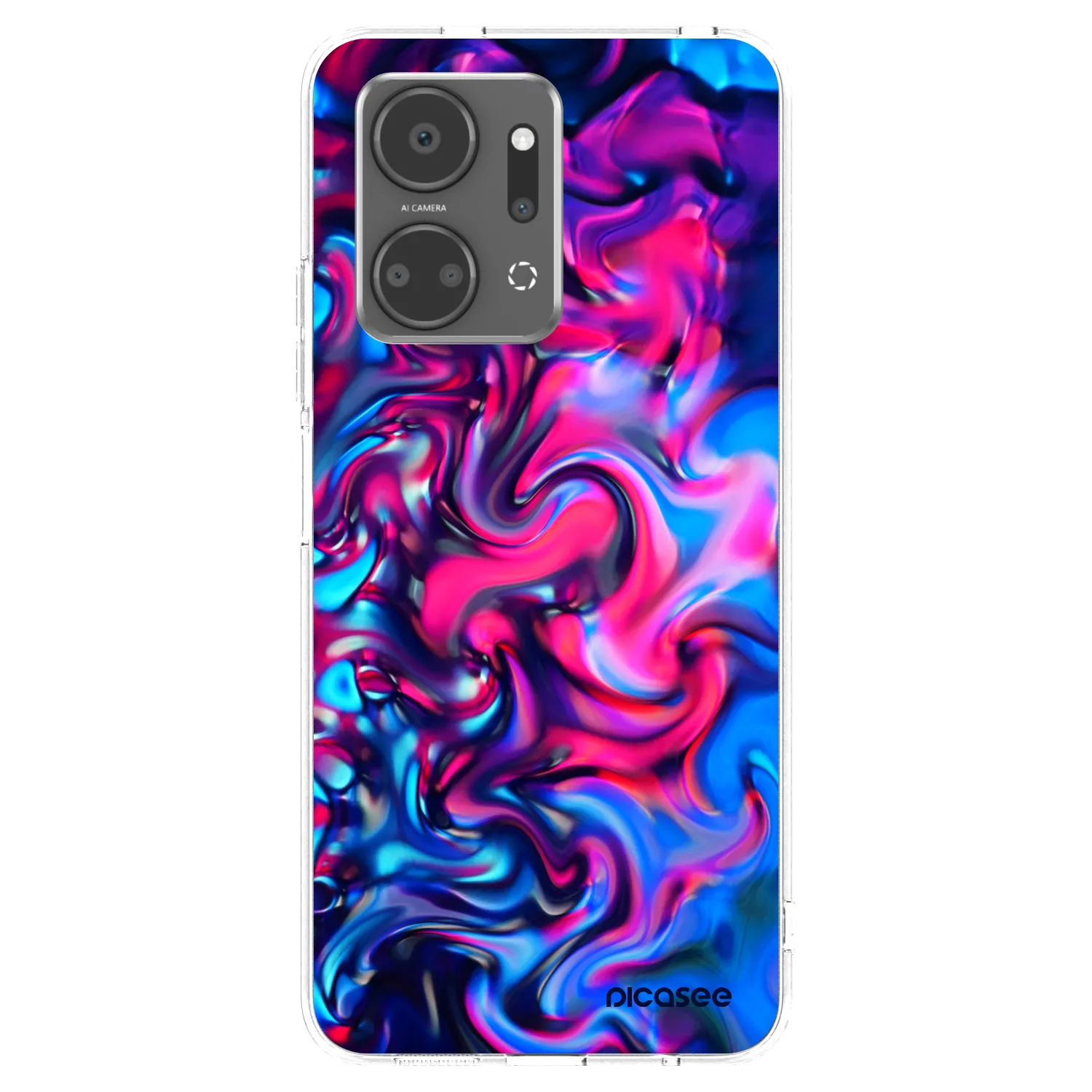 Picasee silikonový průhledný obal pro Honor X7a - Redlight