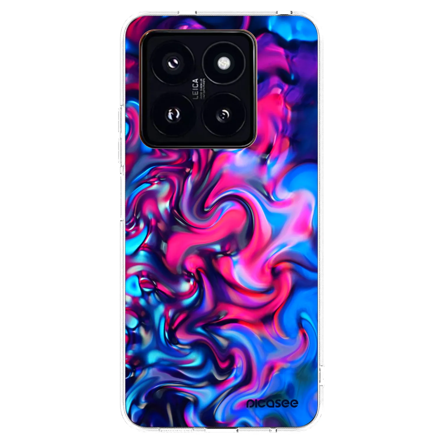 Picasee silikonový průhledný obal pro Xiaomi 14 Pro - Redlight