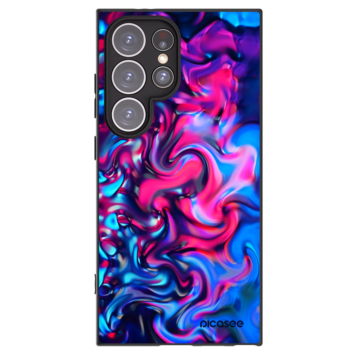 Picasee silikonový černý obal pro Samsung Galaxy S24 Ultra S928B 5G - Redlight