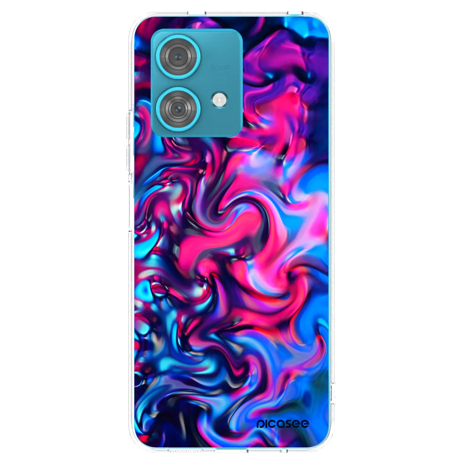 Picasee silikonový průhledný obal pro Motorola Edge 40 Neo - Redlight