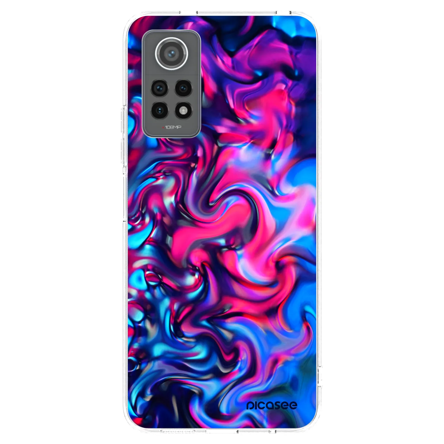 Picasee silikonový průhledný obal pro Xiaomi Redmi Note 12 Pro 4G - Redlight