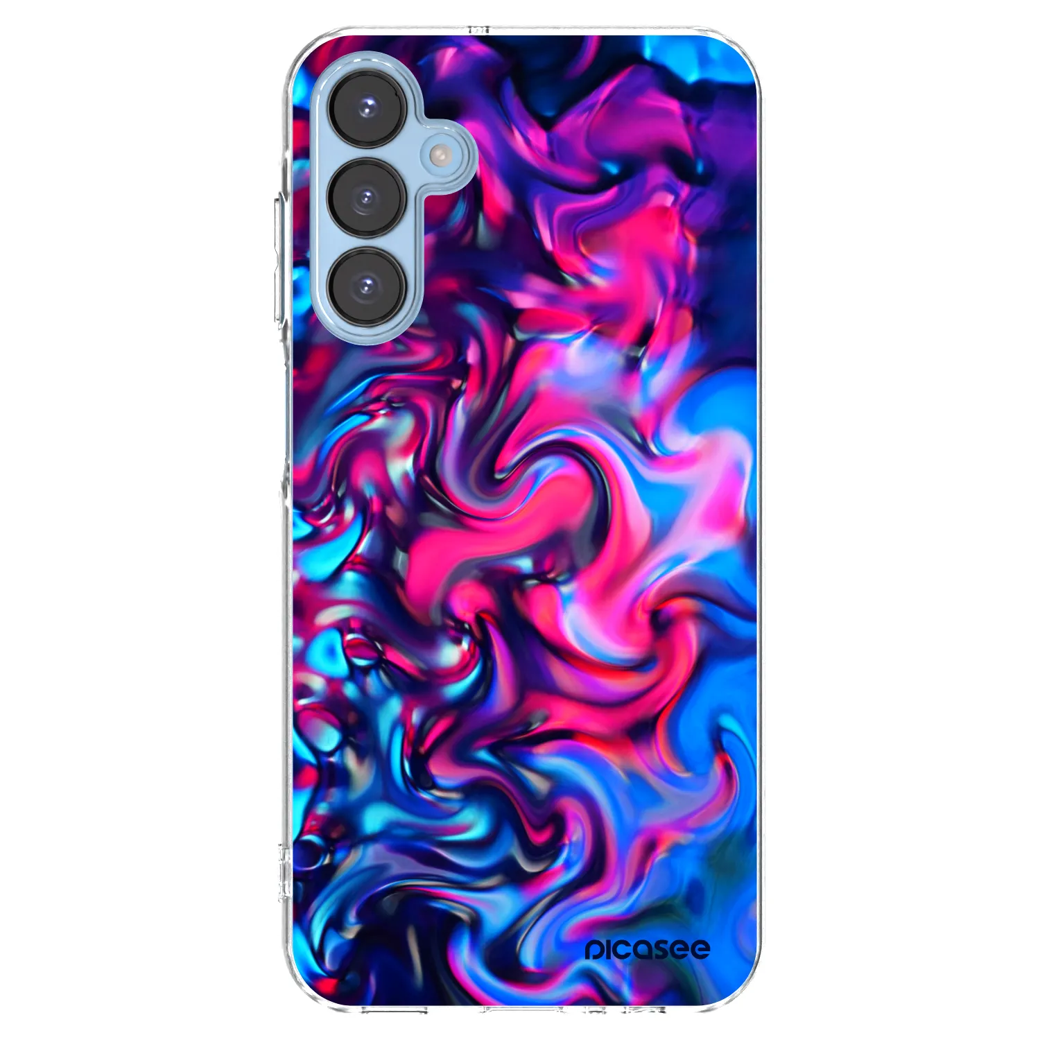 Picasee silikonový průhledný obal pro Samsung Galaxy A15 A156B 5G - Redlight