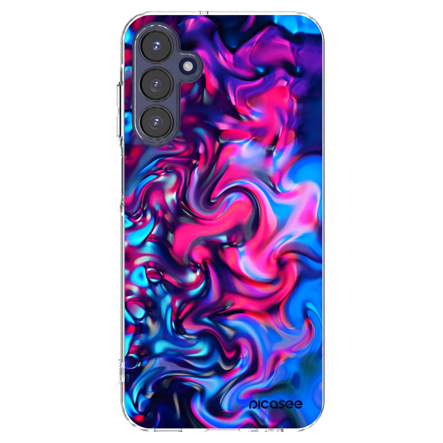 Picasee silikonový průhledný obal pro Samsung Galaxy A15 A155F 4G - Redlight