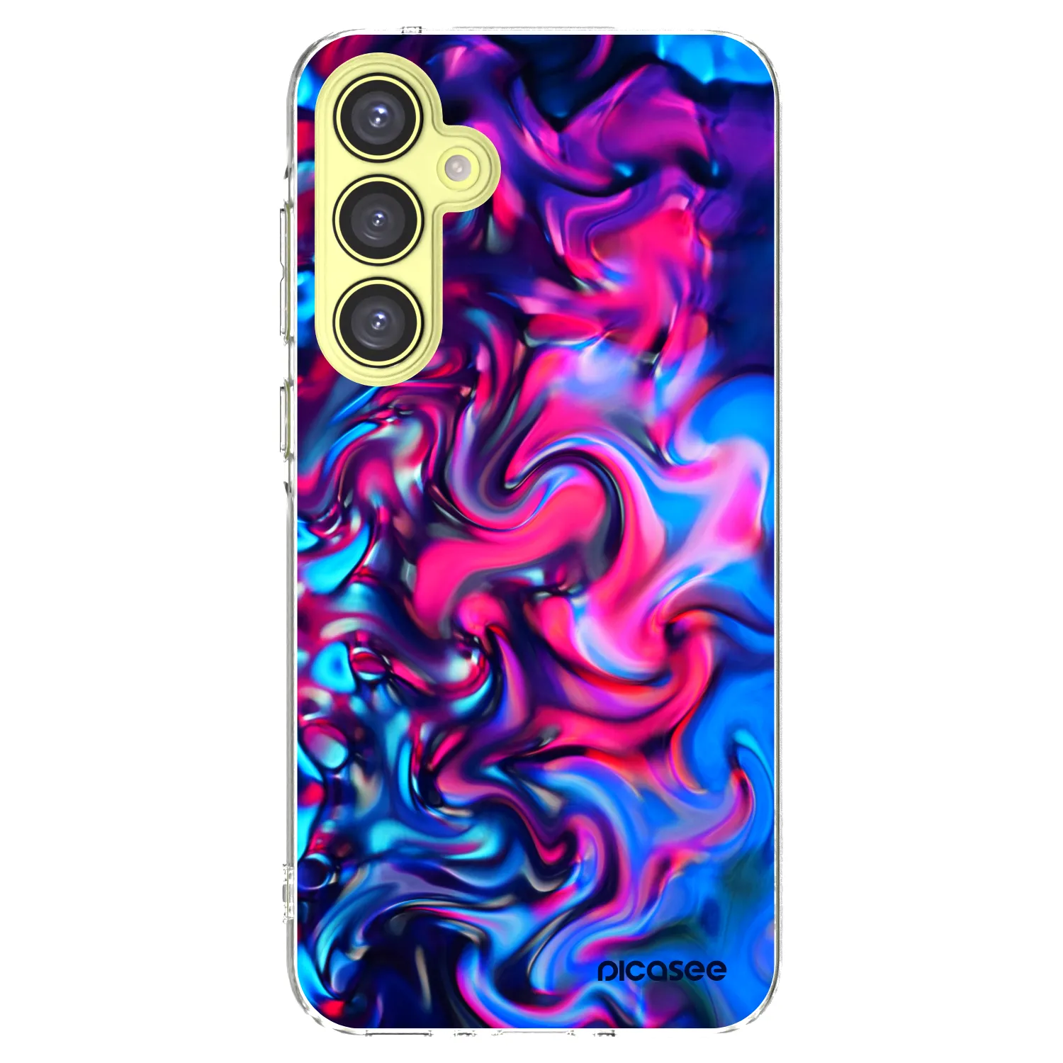 Picasee silikonový průhledný obal pro Samsung Galaxy A35 5G A356B - Redlight